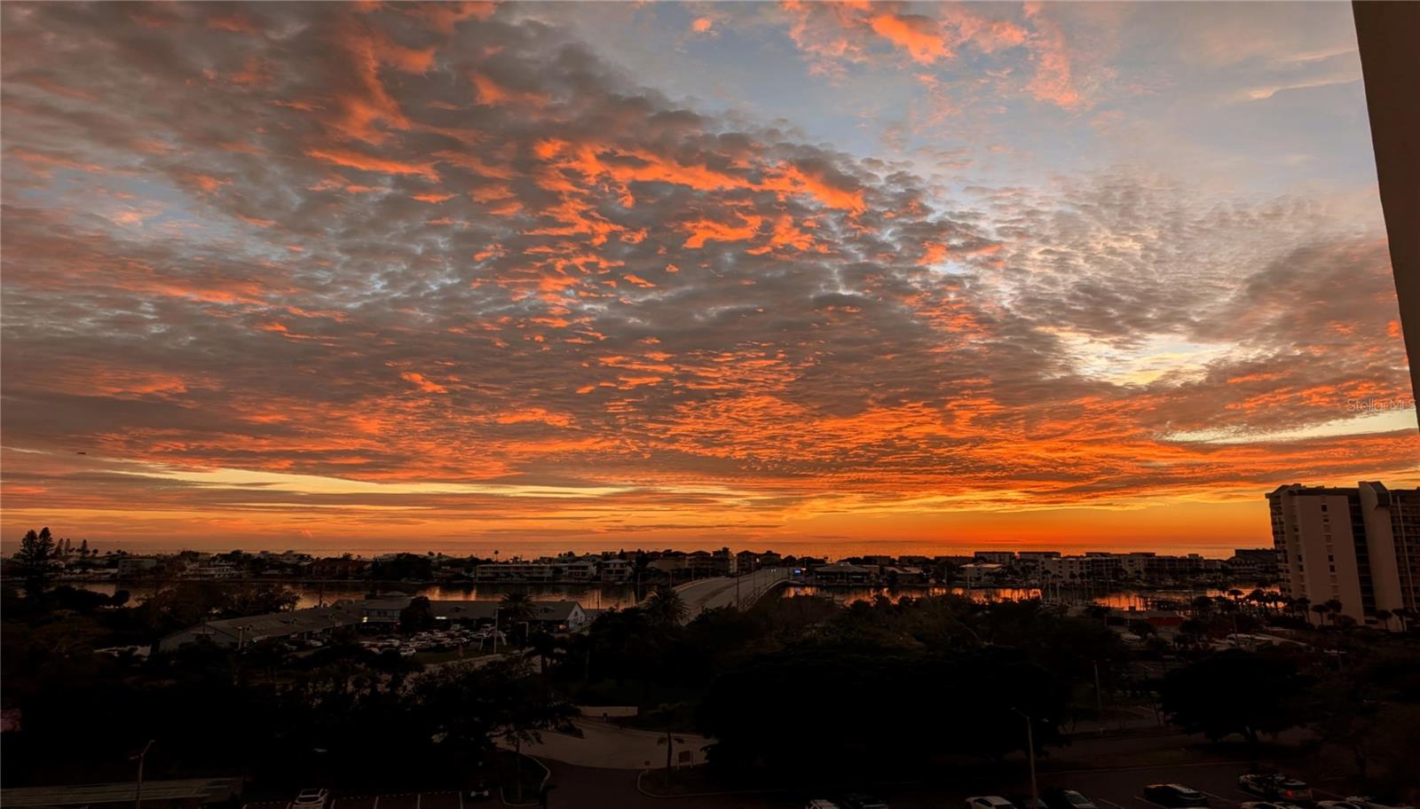 Enjoy the spectacular sunsets over the Gulf every night from your front balcony!