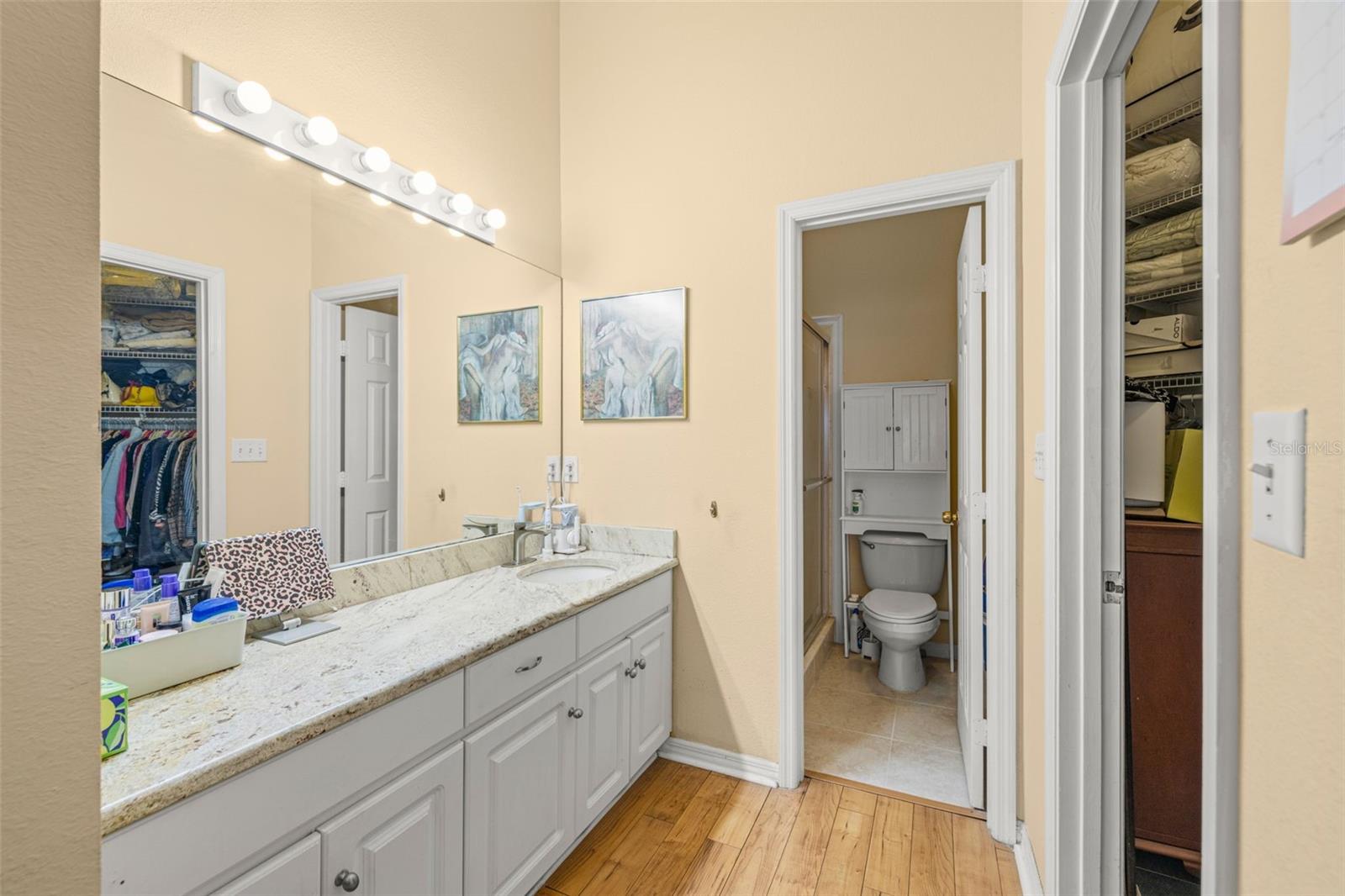 Master Bathroom with Granite Counters