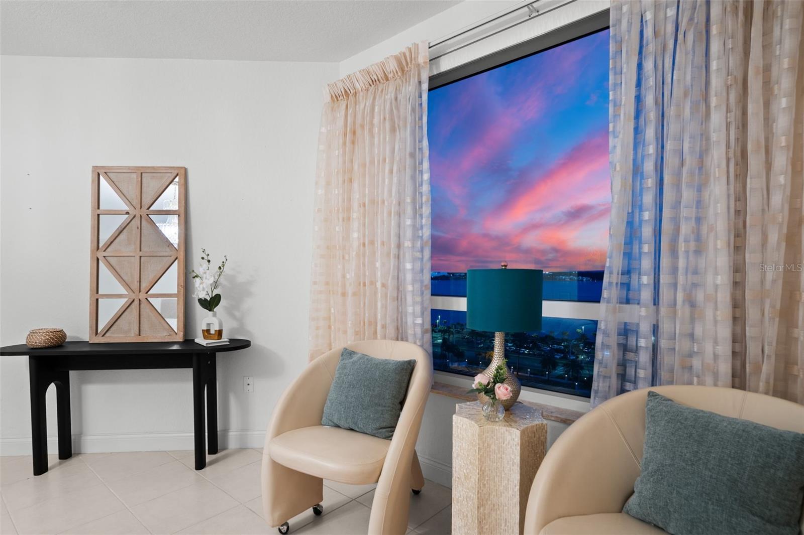 Sunset views from primary