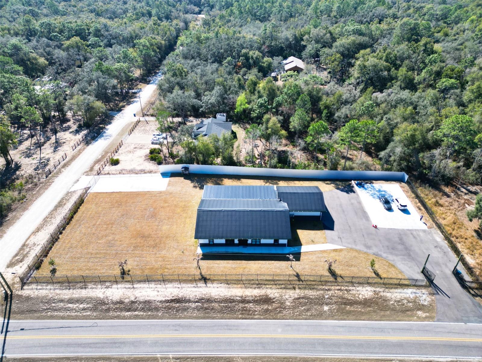 Aerial View to the south