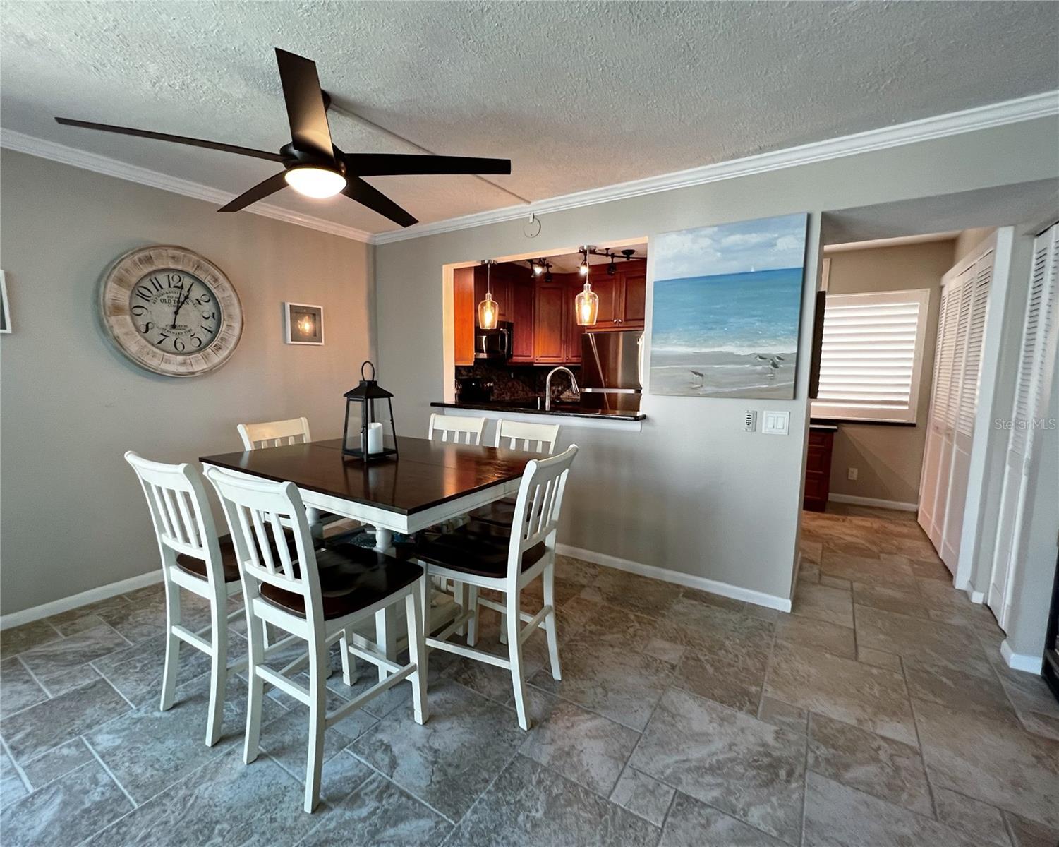 Dining room right off the kitchen and living room.