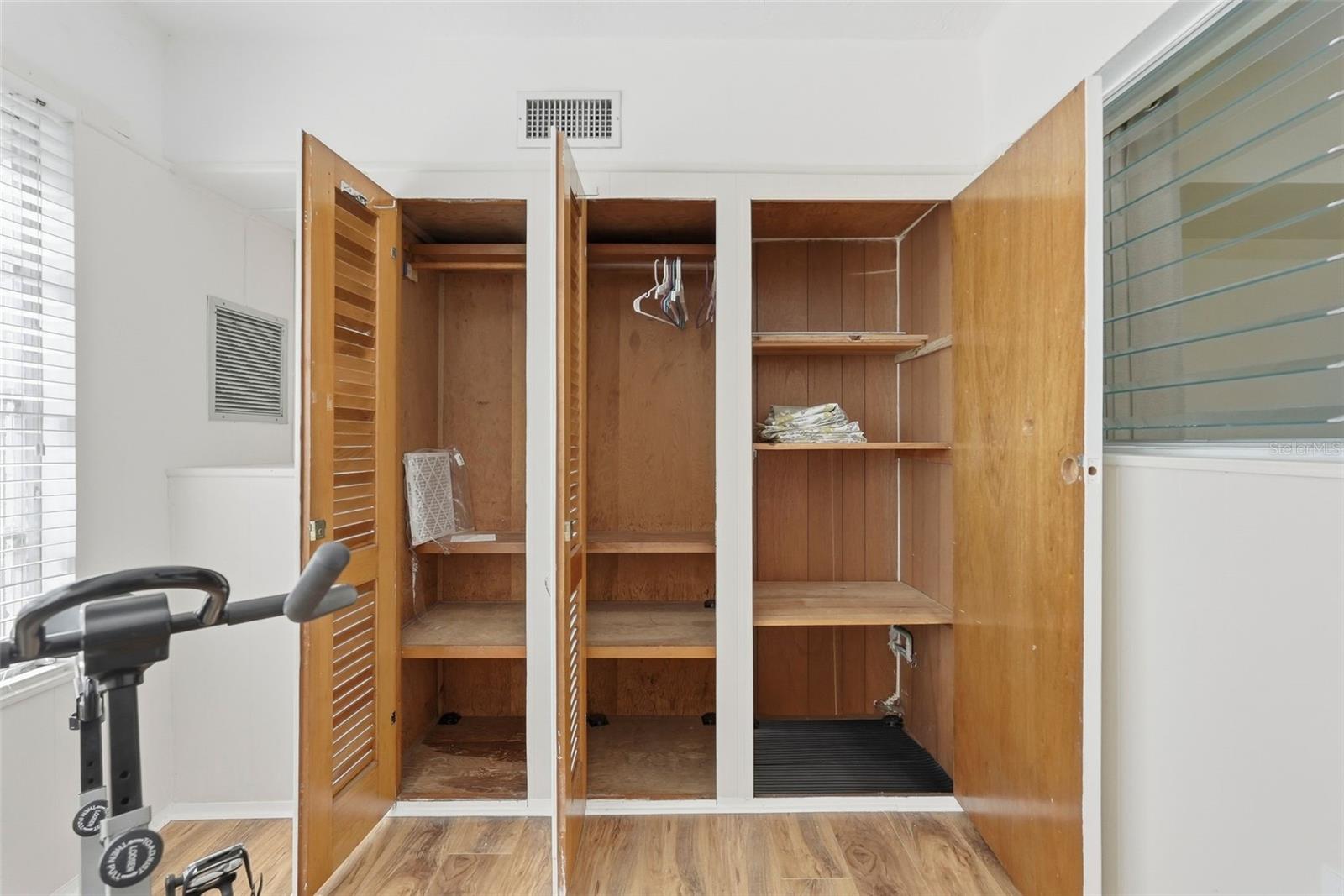 Cedar lined closets in the bonus room for lots of extra storage
