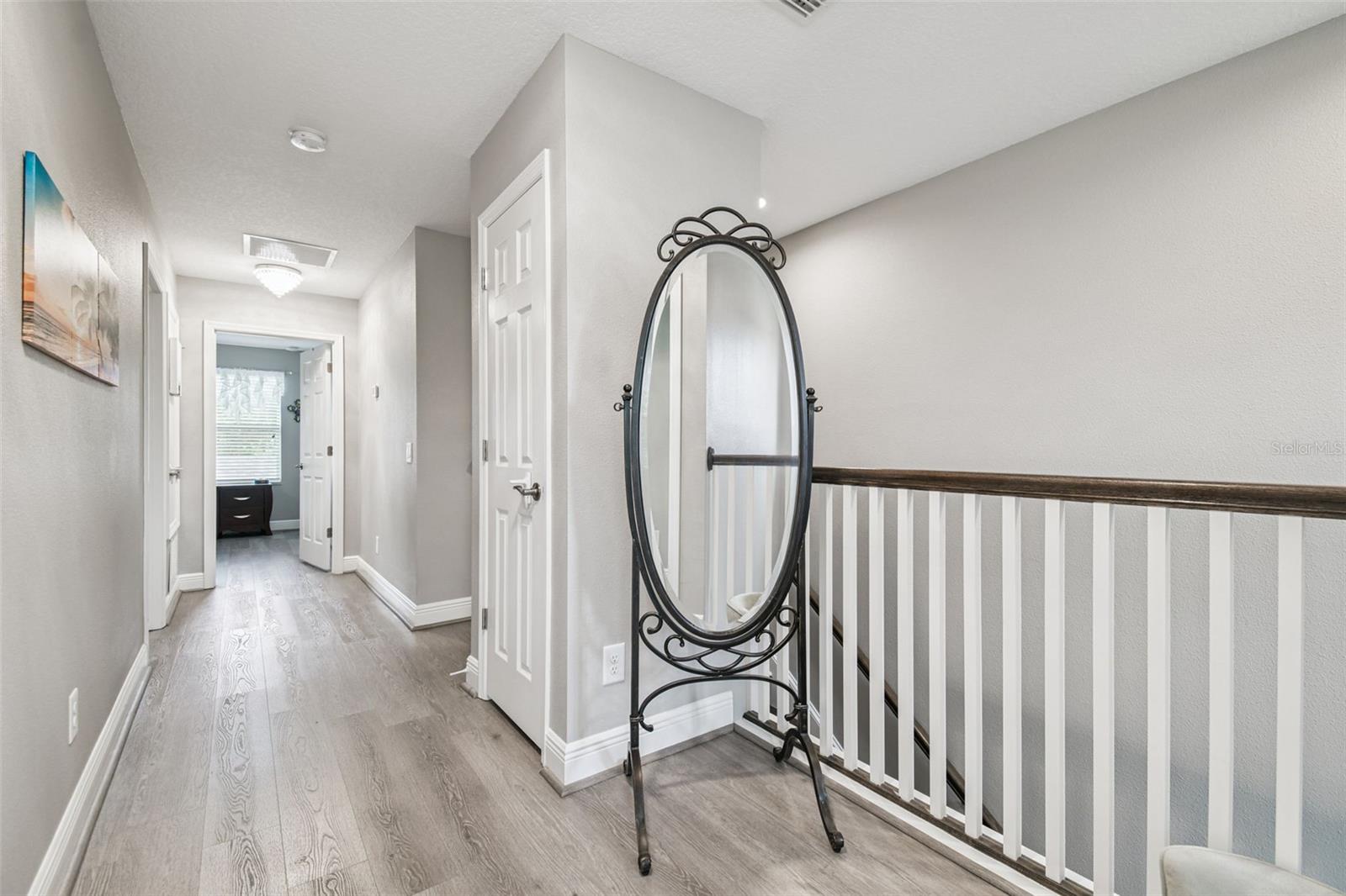 VERY PRETTY HALLWAY CONNECTING THE ROOMS