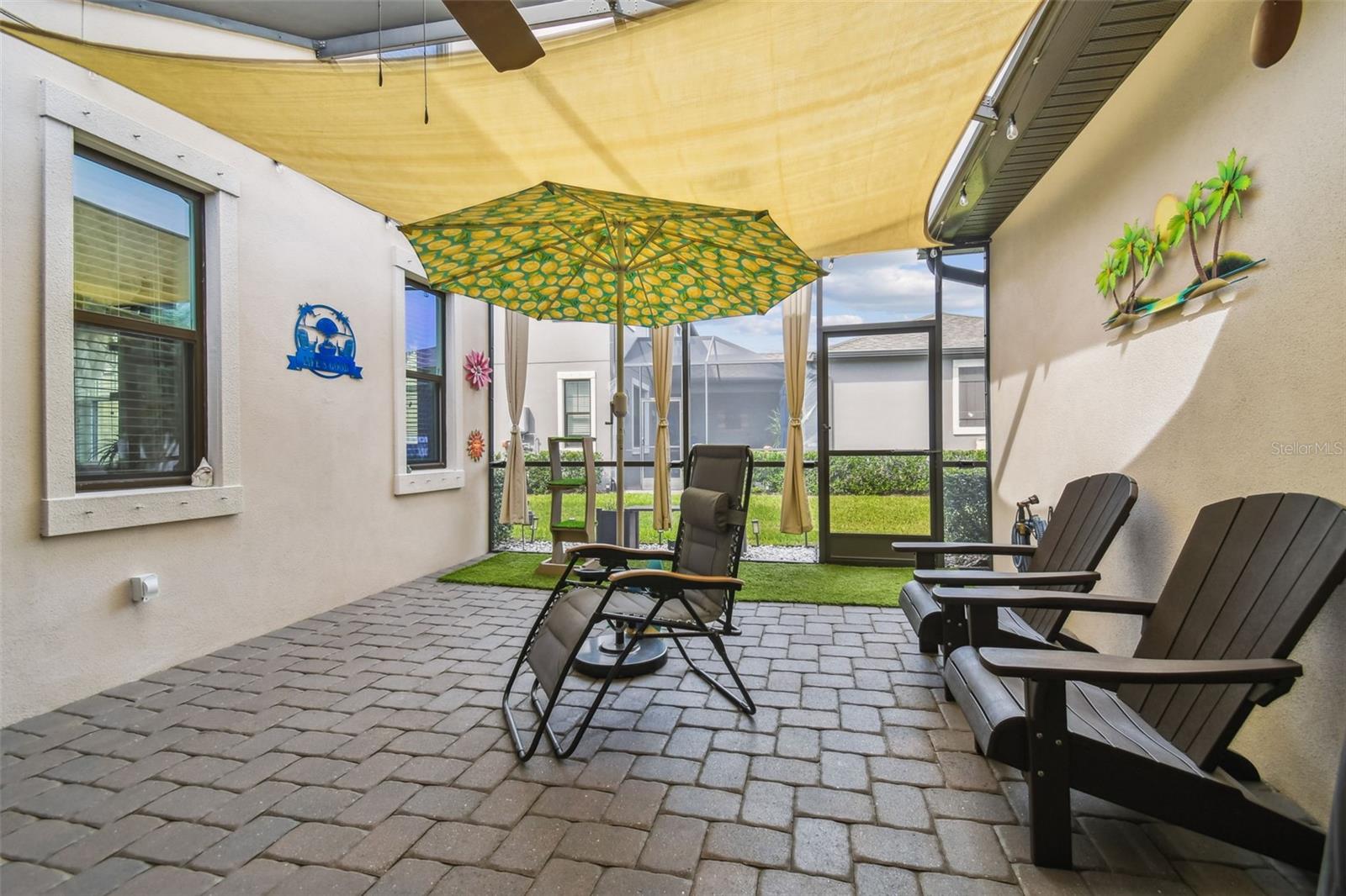 AMAZING PERK! OUTDOOR PATIO ENCLOSED AND SCREENED IN