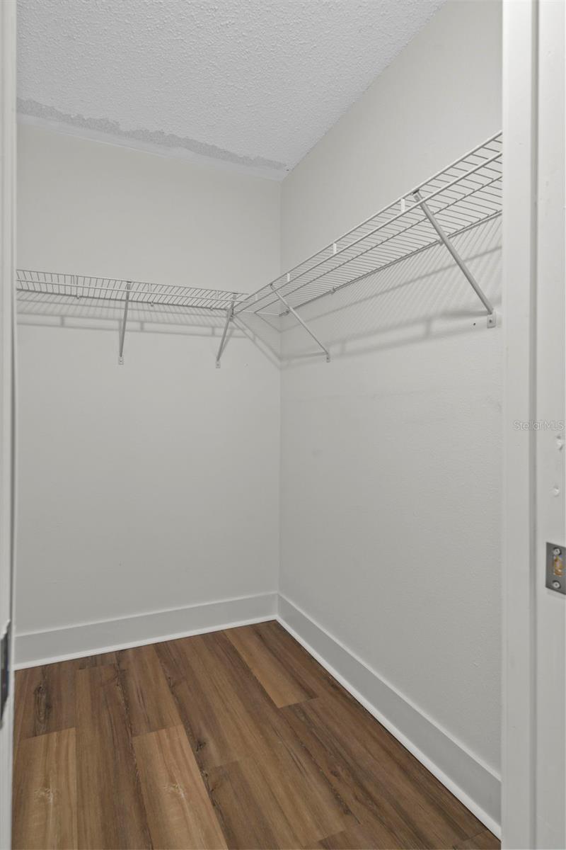 Master walk in closet