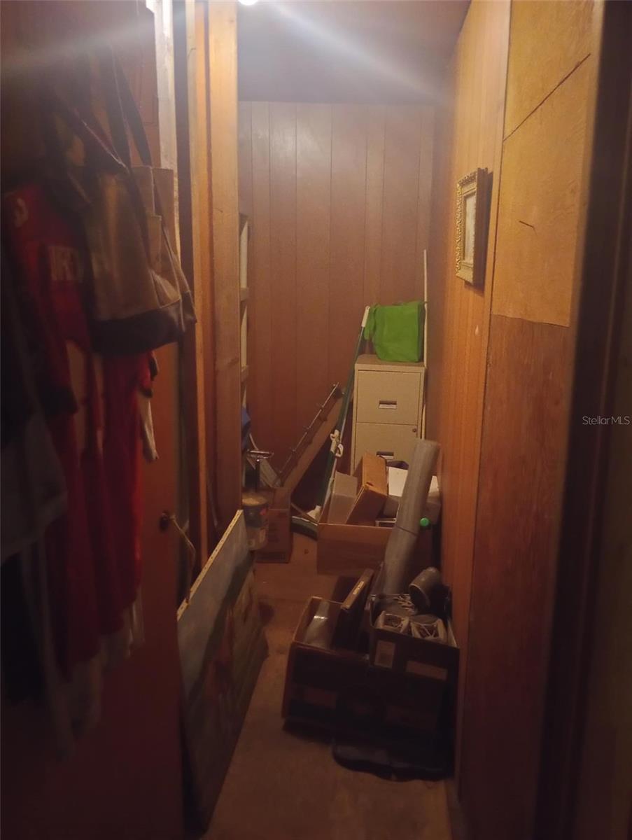 Mech room with storage