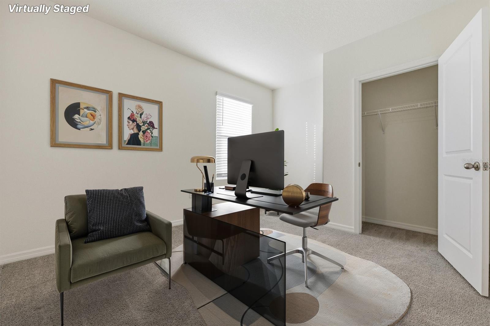 Virtually Staged Bedroom 1