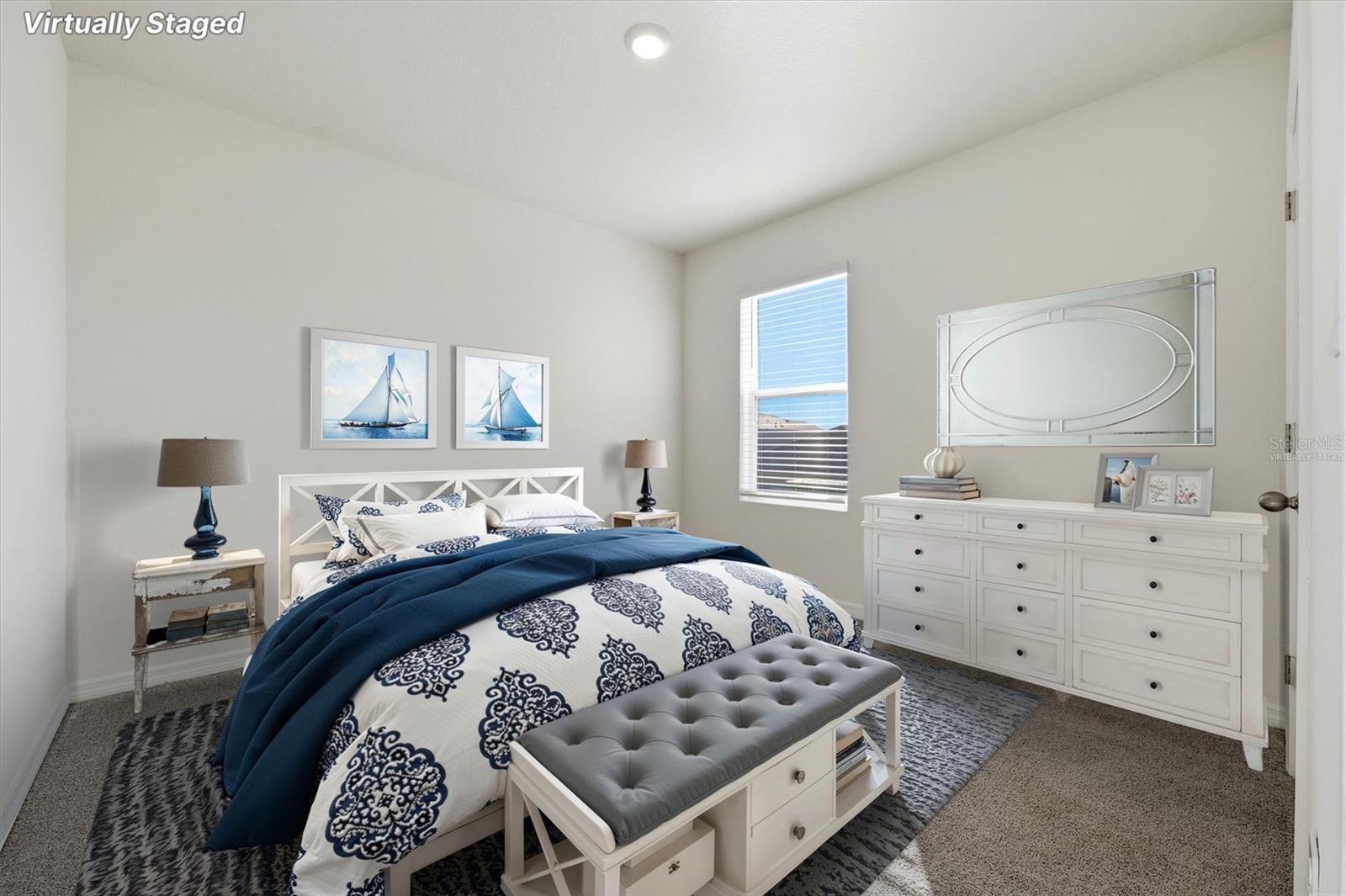 Virtually Staged Bedroom 4