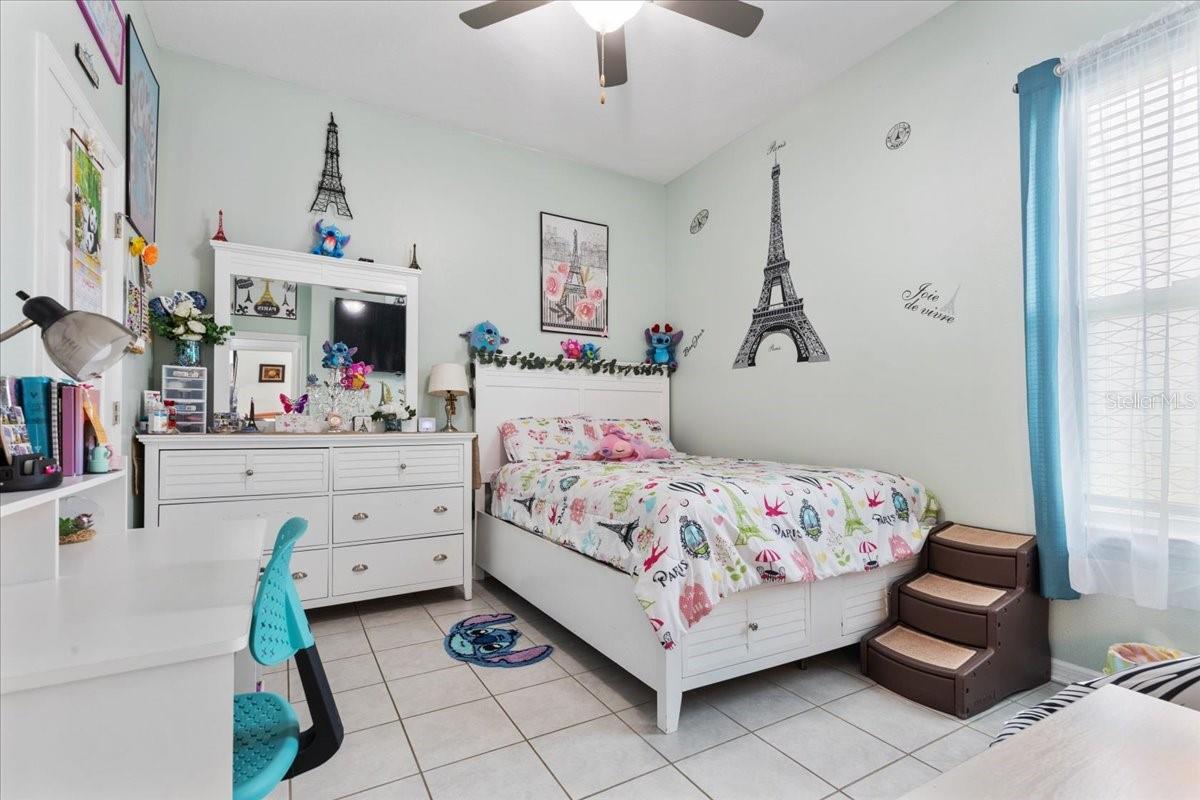 bedroom #1 with walk in closet