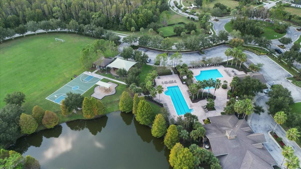 community pool and club