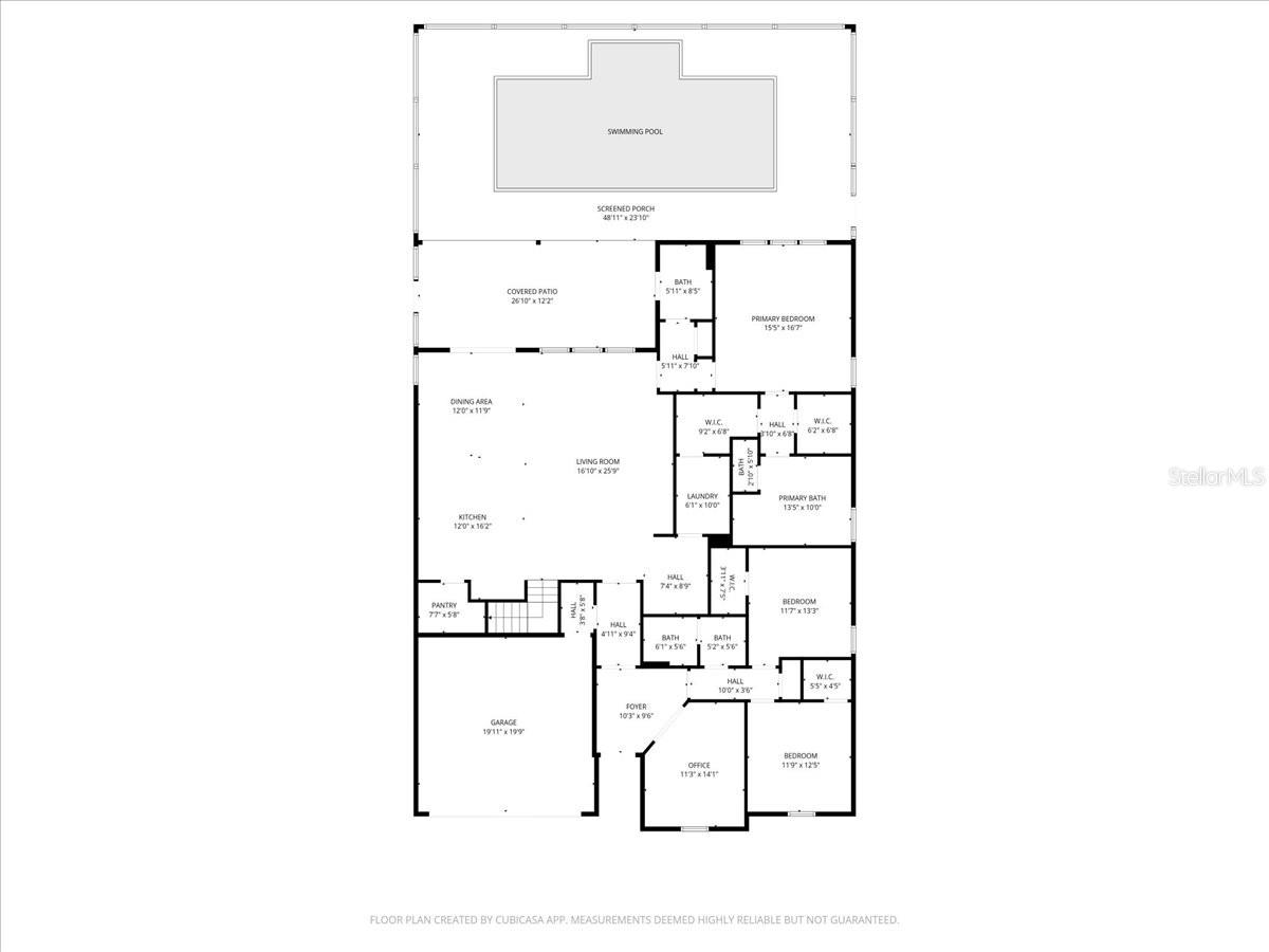 flor plan downstairs