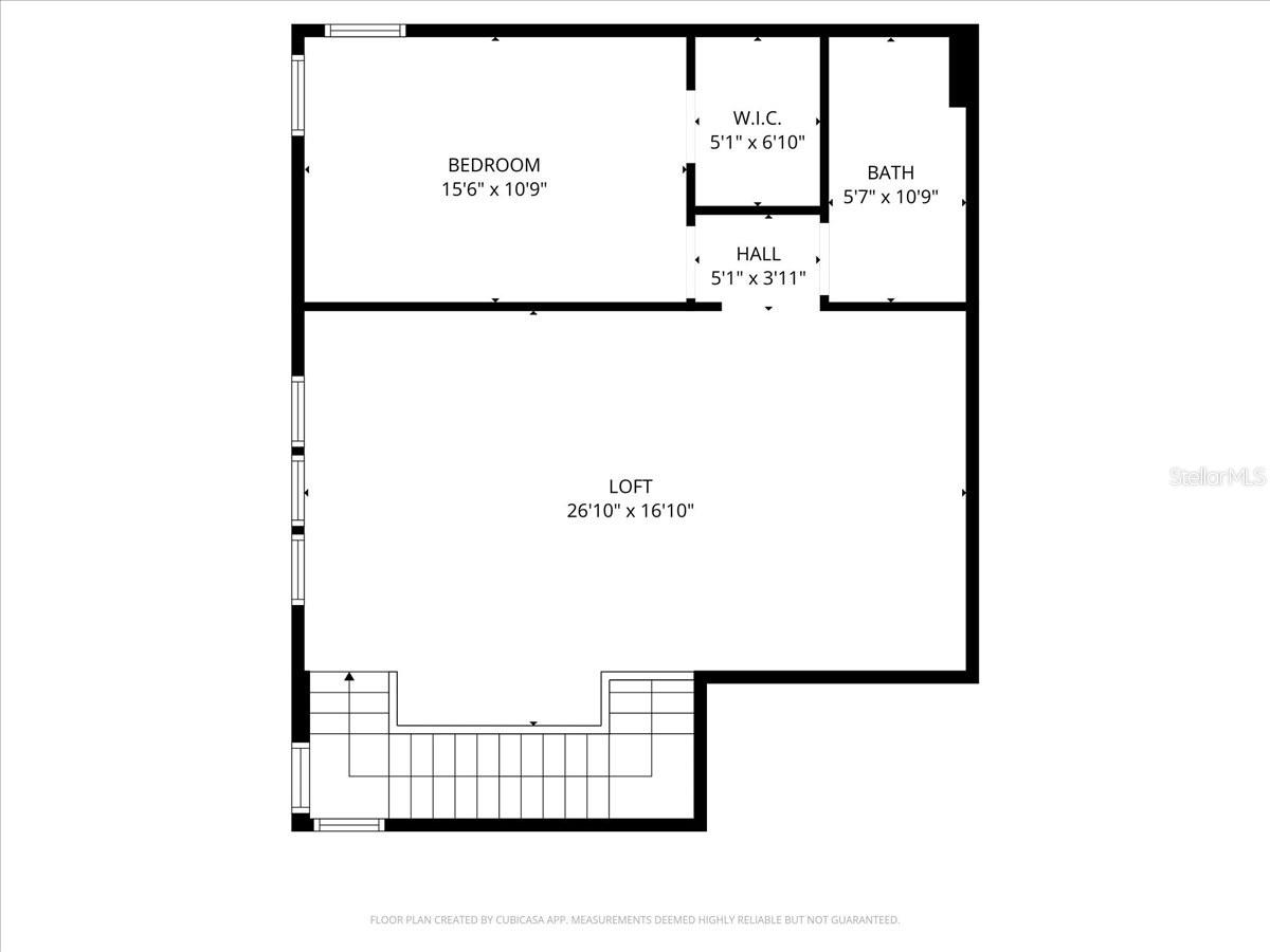 floorpan upstairs