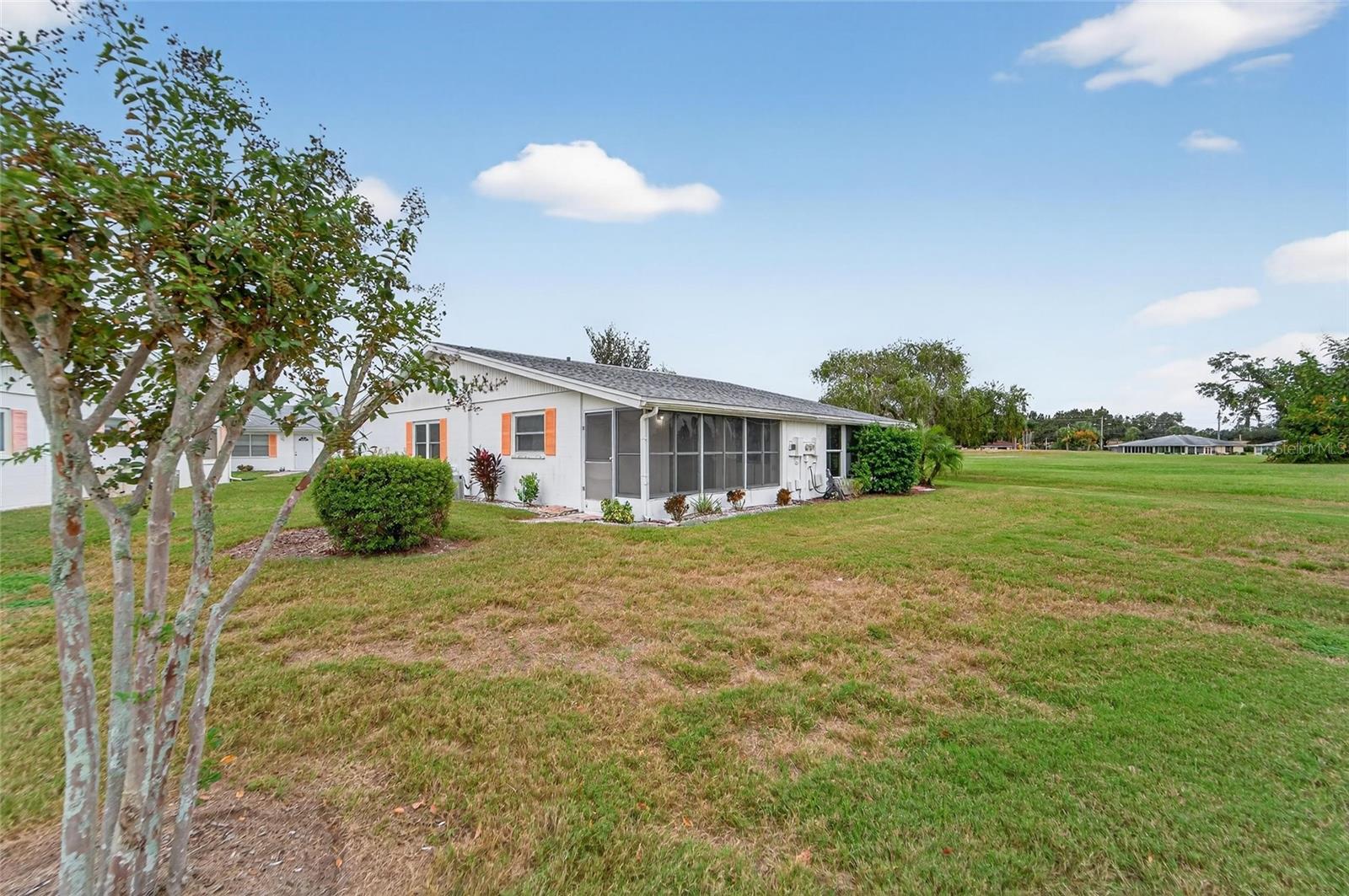 View from back into lanai