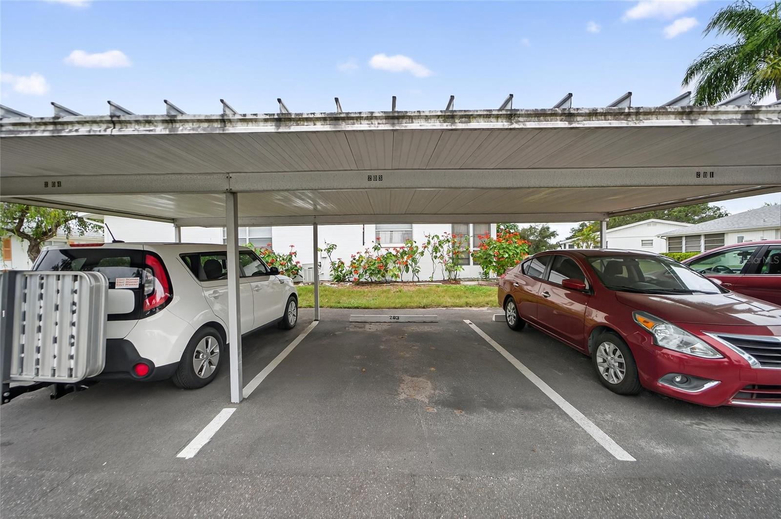#203 covered carport