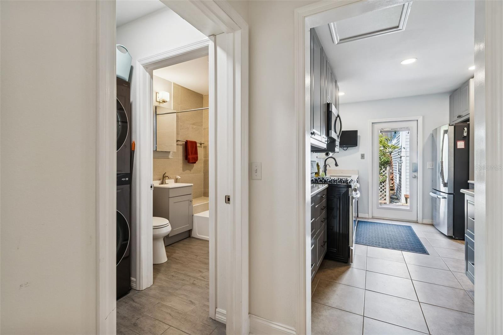 View of the guest bath entrance