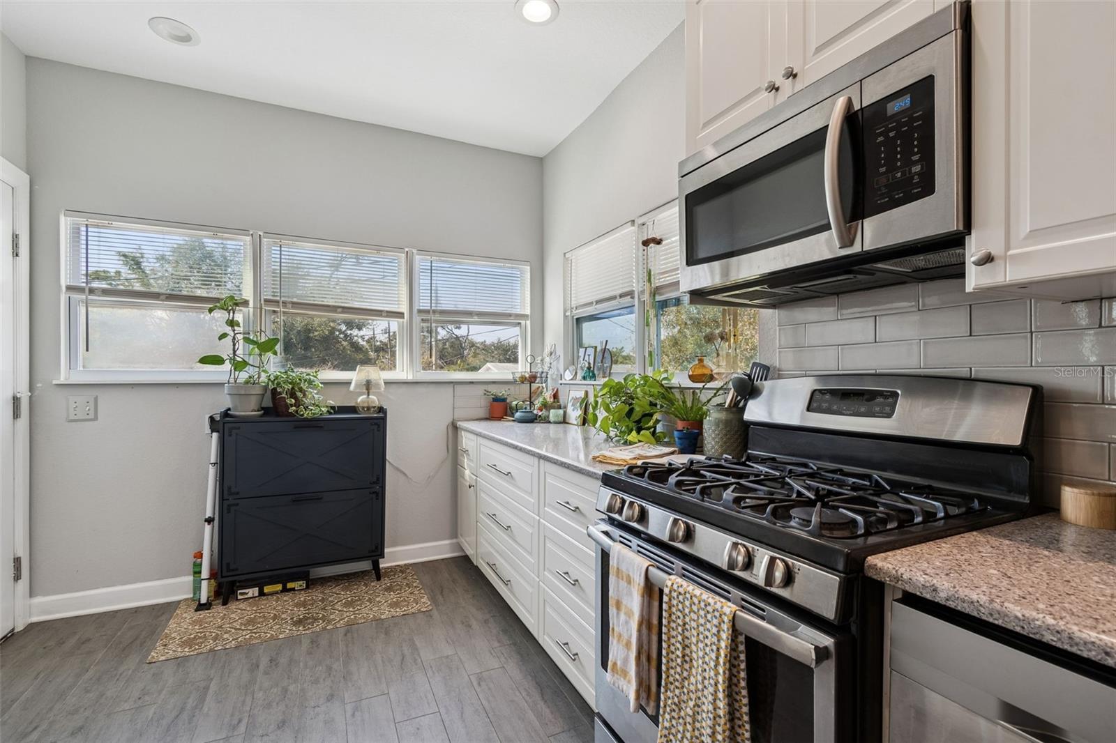 Note the Stainless Steel appliances