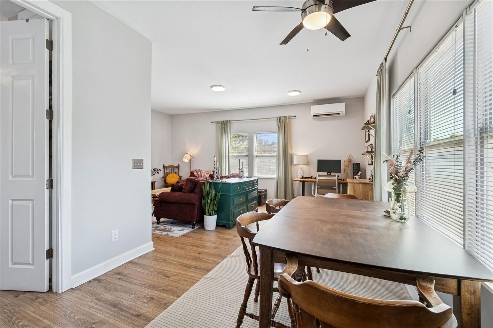 Apartment dining room from kitchen