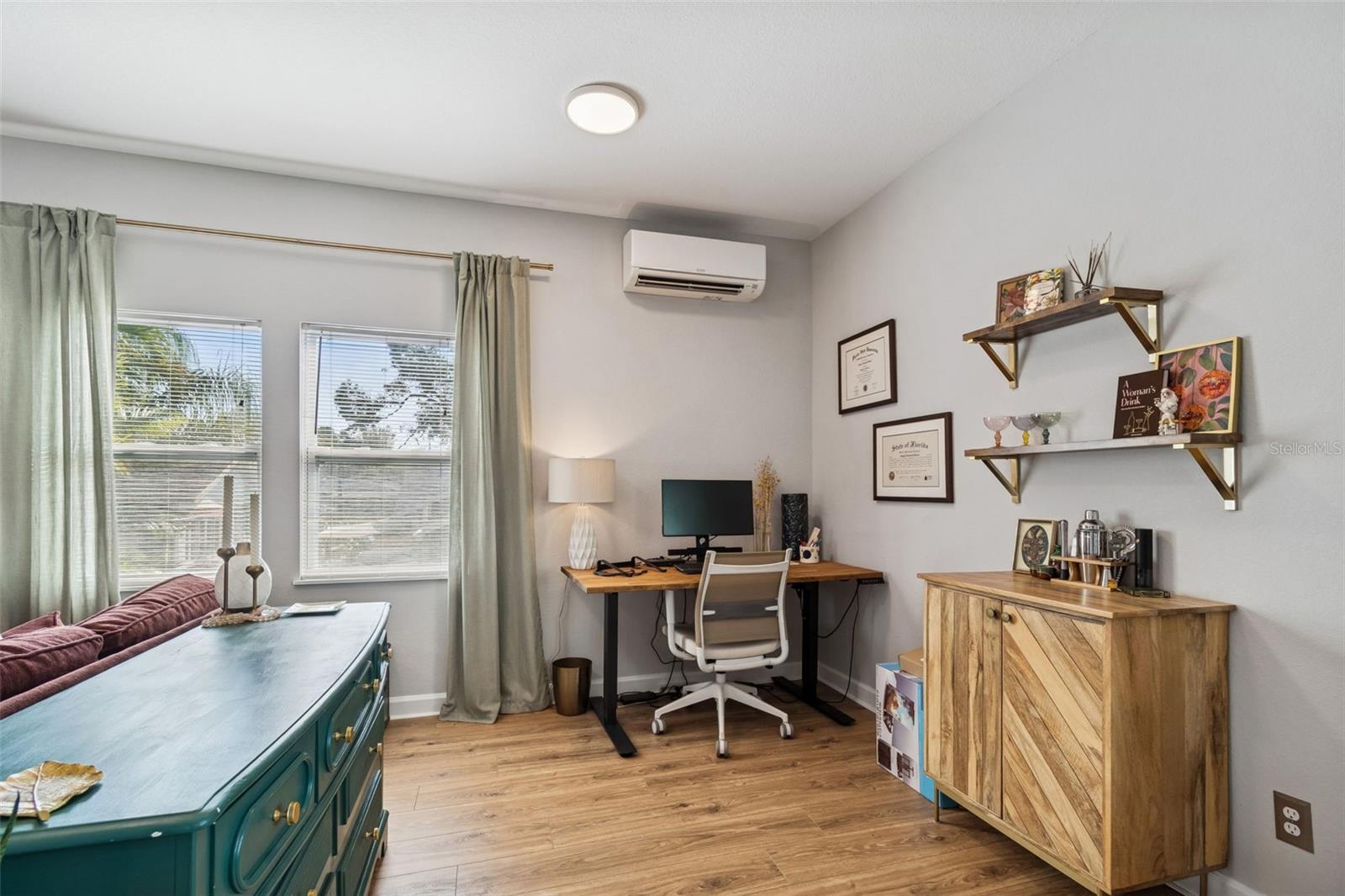Apartment west portion of the large living room