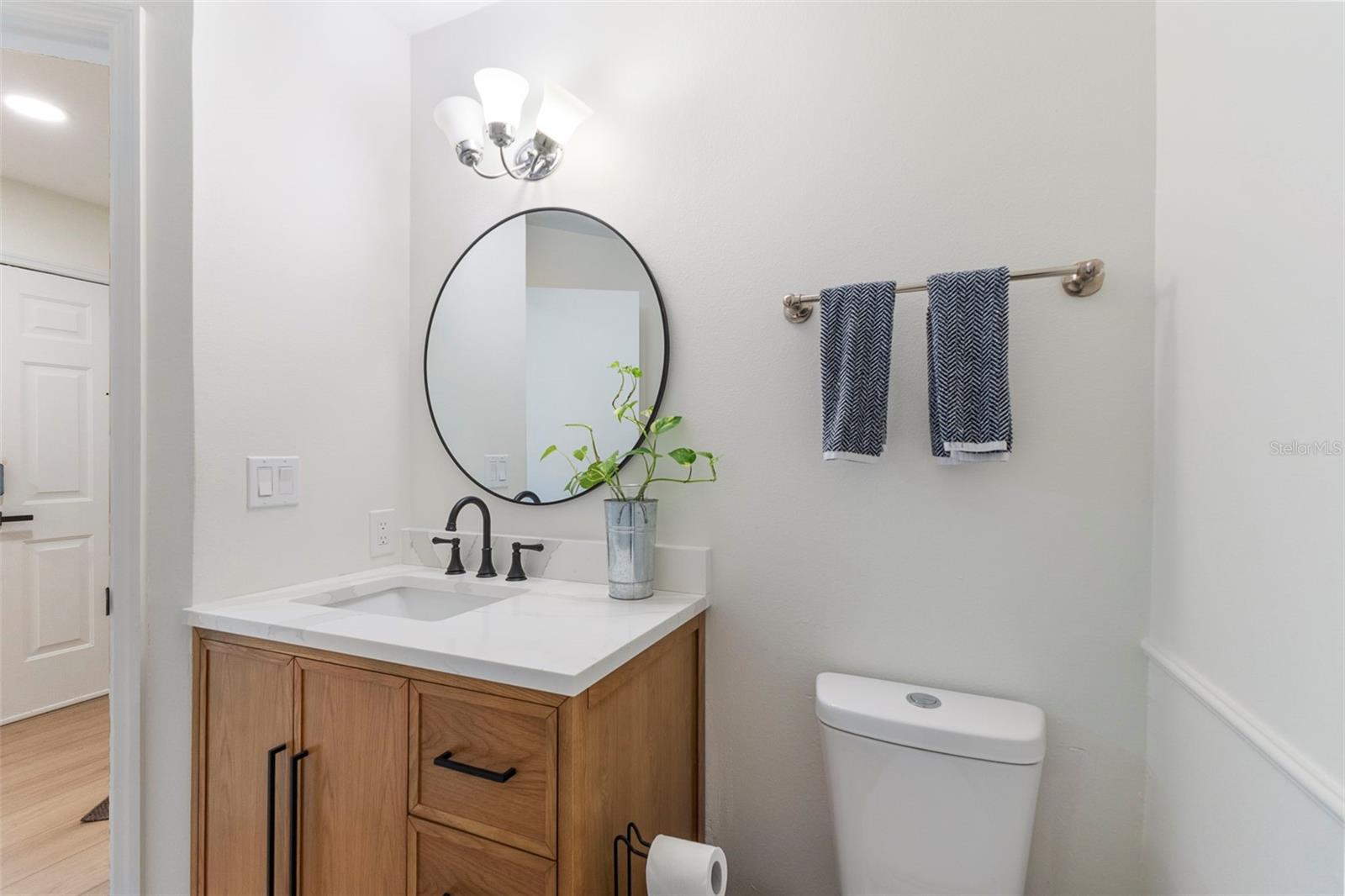 downstairs half bath