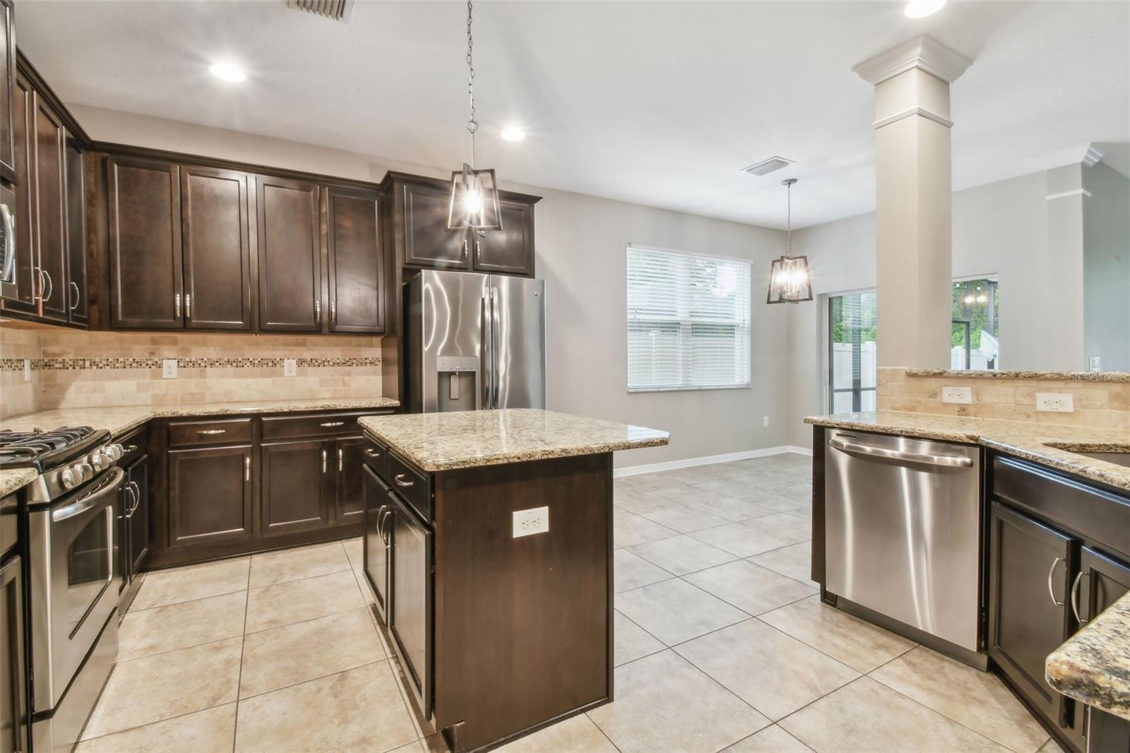 Kitchen overlooking the Breakfast Nook