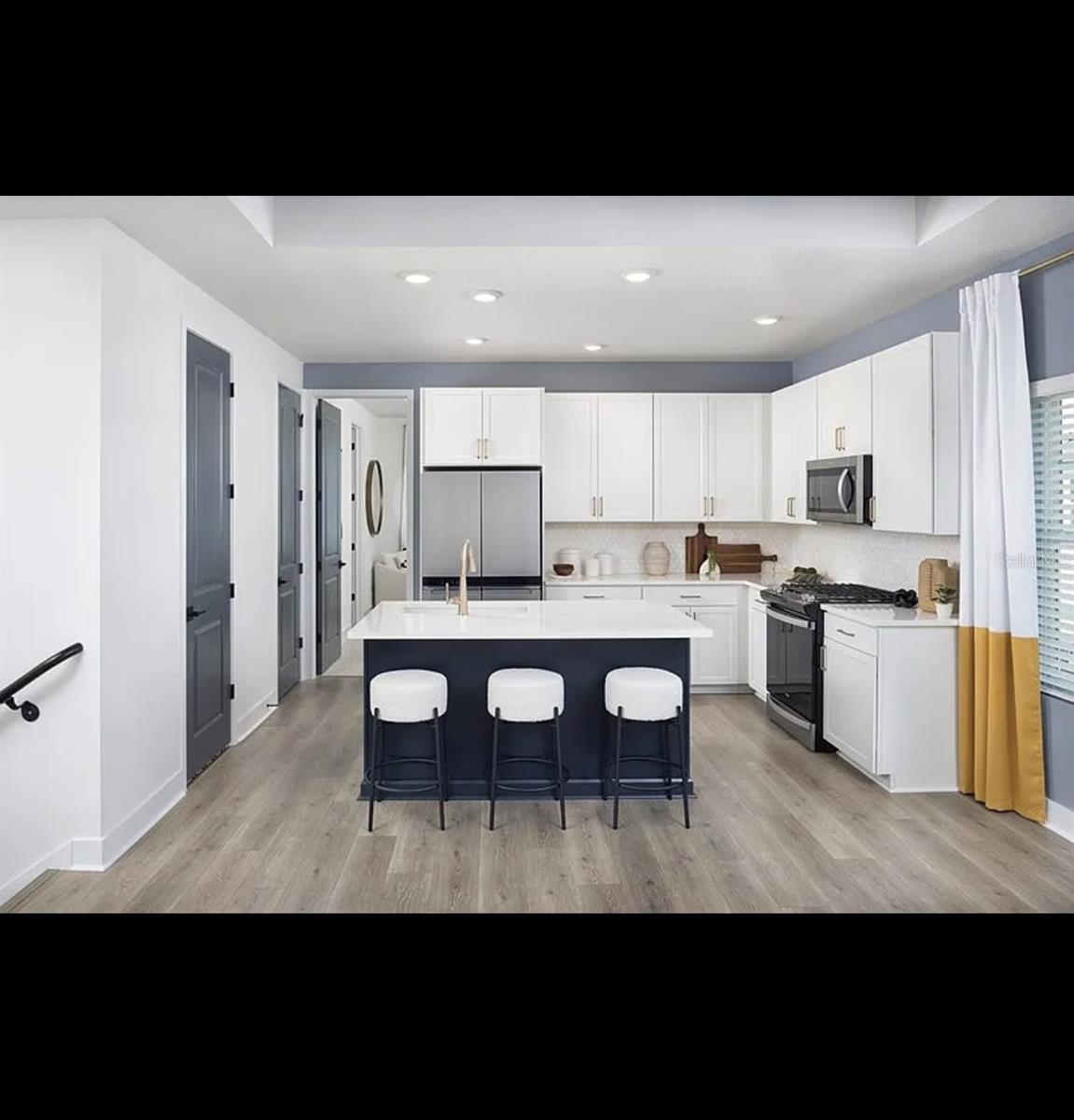 View of Kitchen from dining space