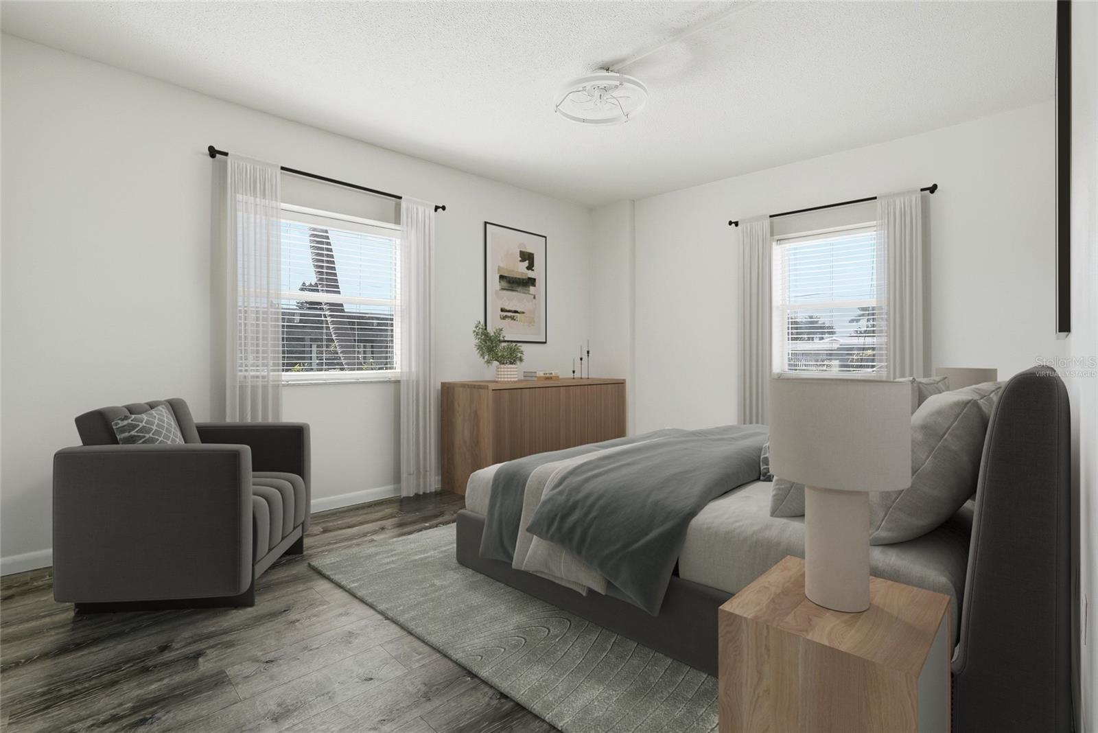 Virtually Stage. Primary bedroom.