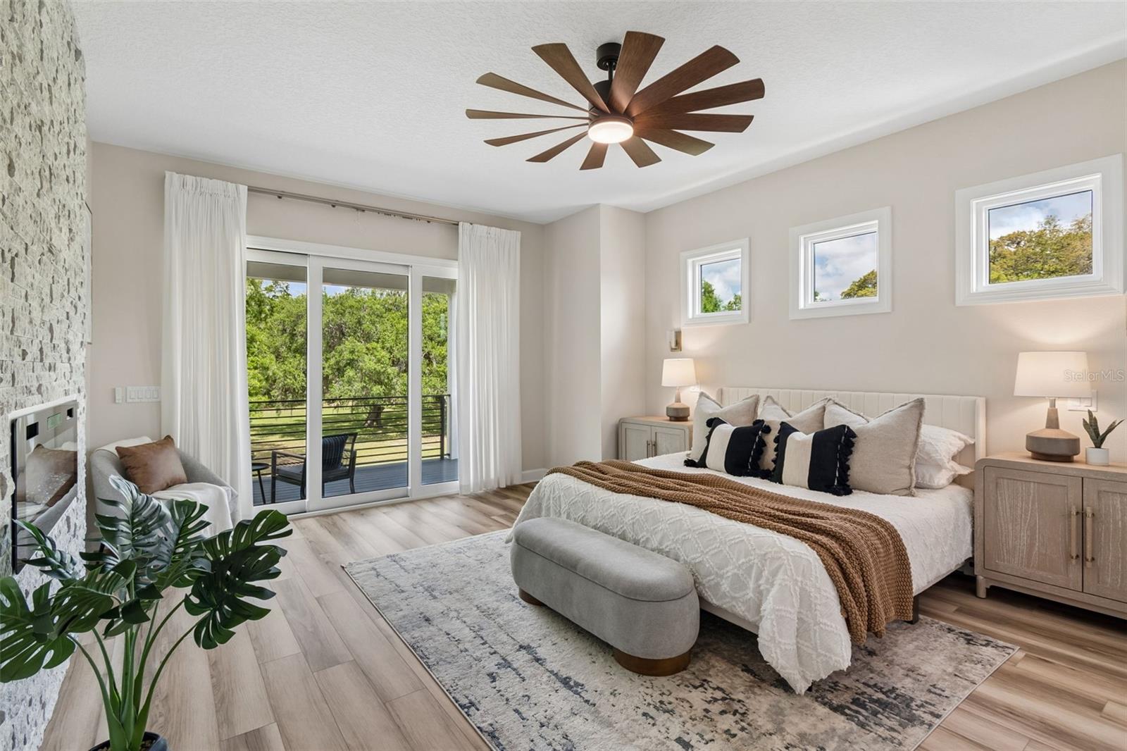 Primary with private deck