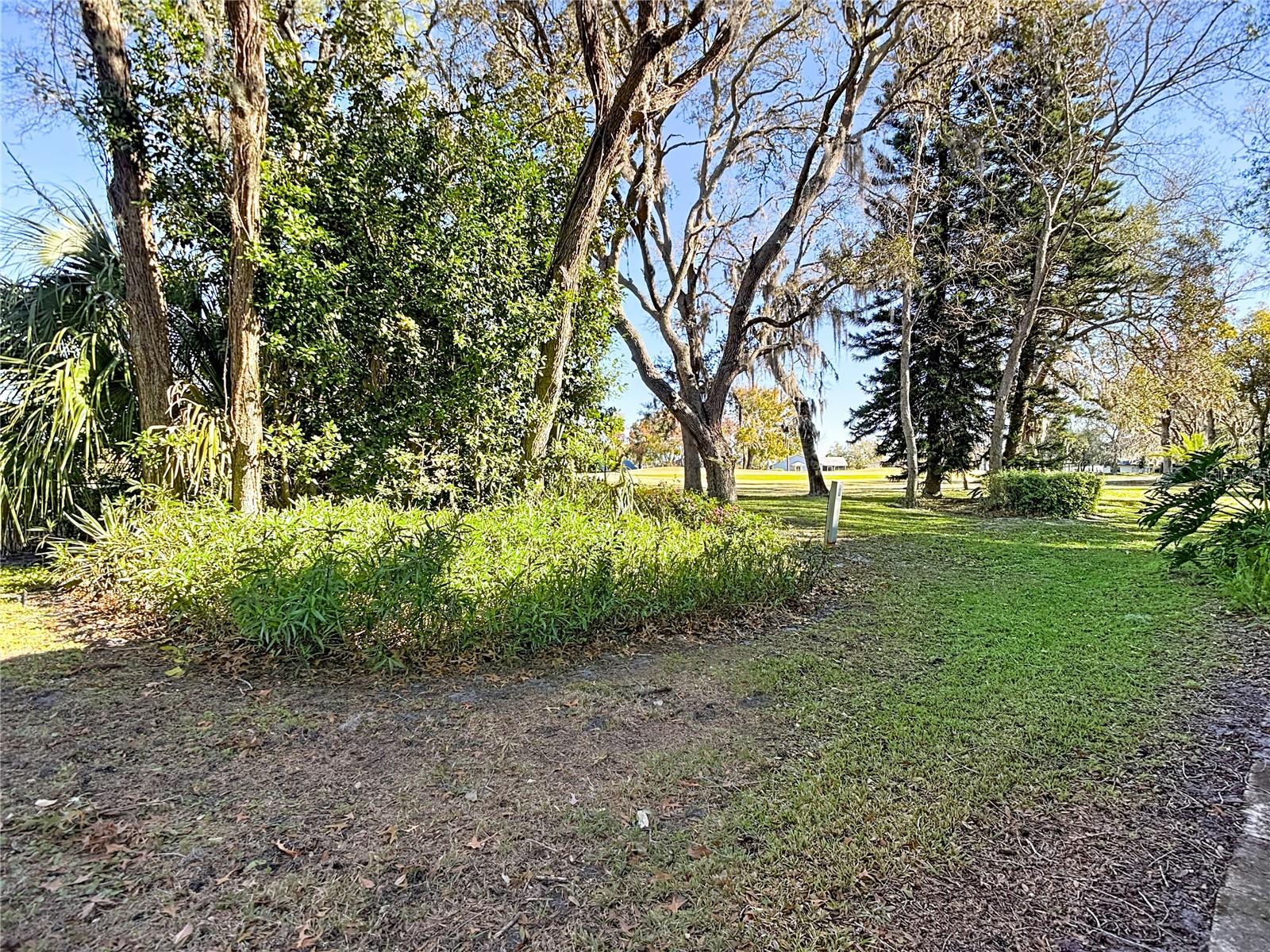 VIEW FROM FRONT SCREENED PORCH