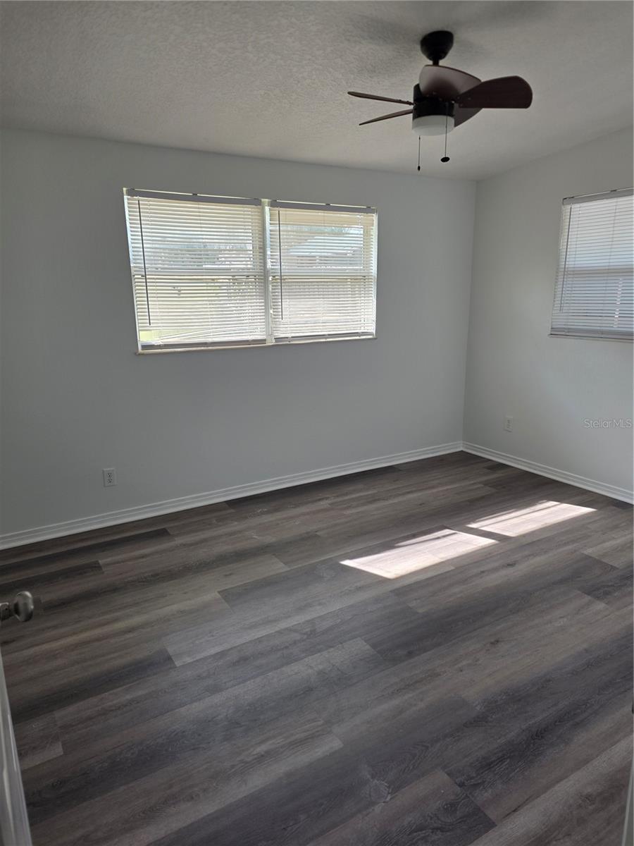 Bedroom 1 with NEW LVP FLOORING