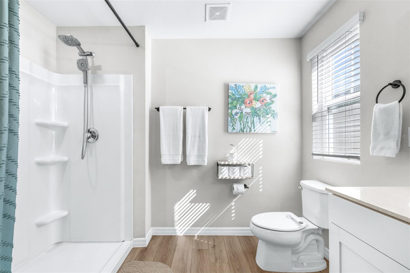 Upgraded Shower Fixtures