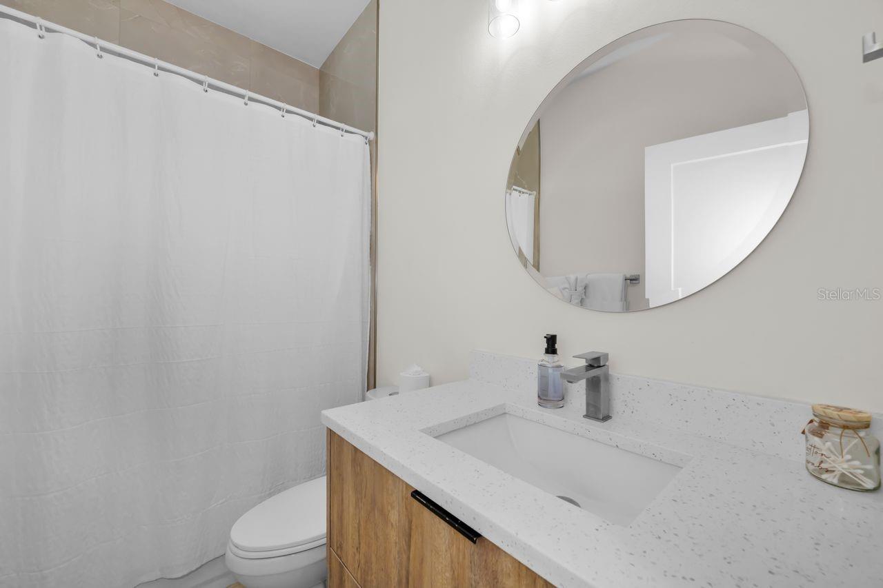 Stylish second bathroom