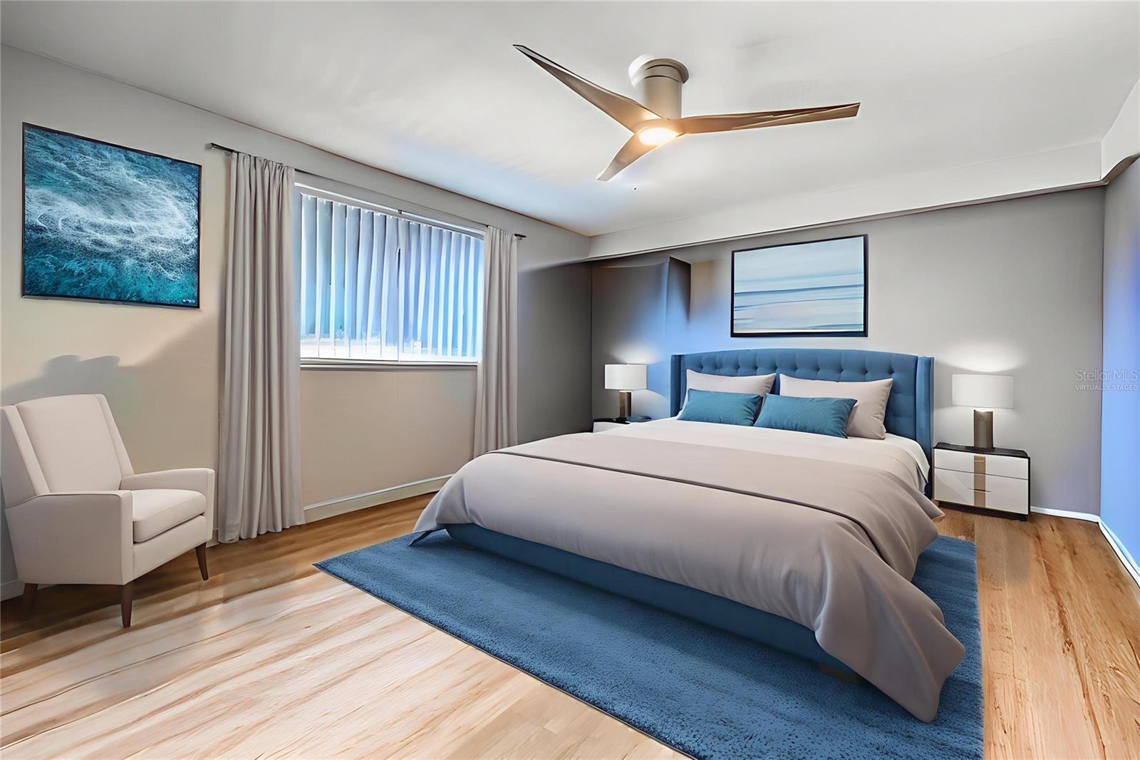 Virtually Staged Bedroom 2