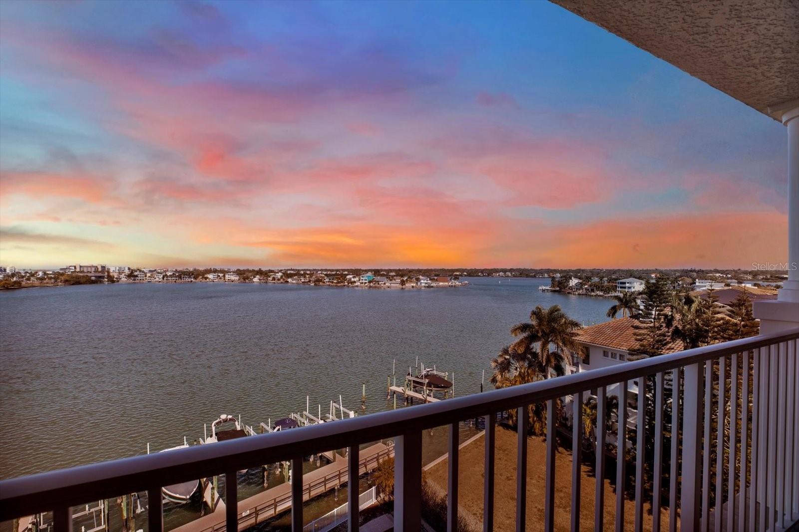 Sunset from the Balcony