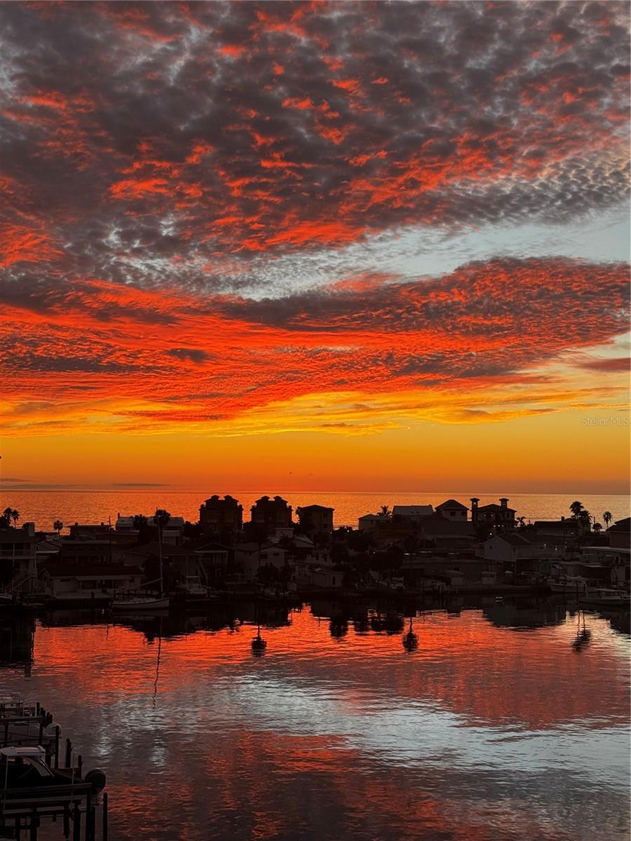 Sunset from the Balcony