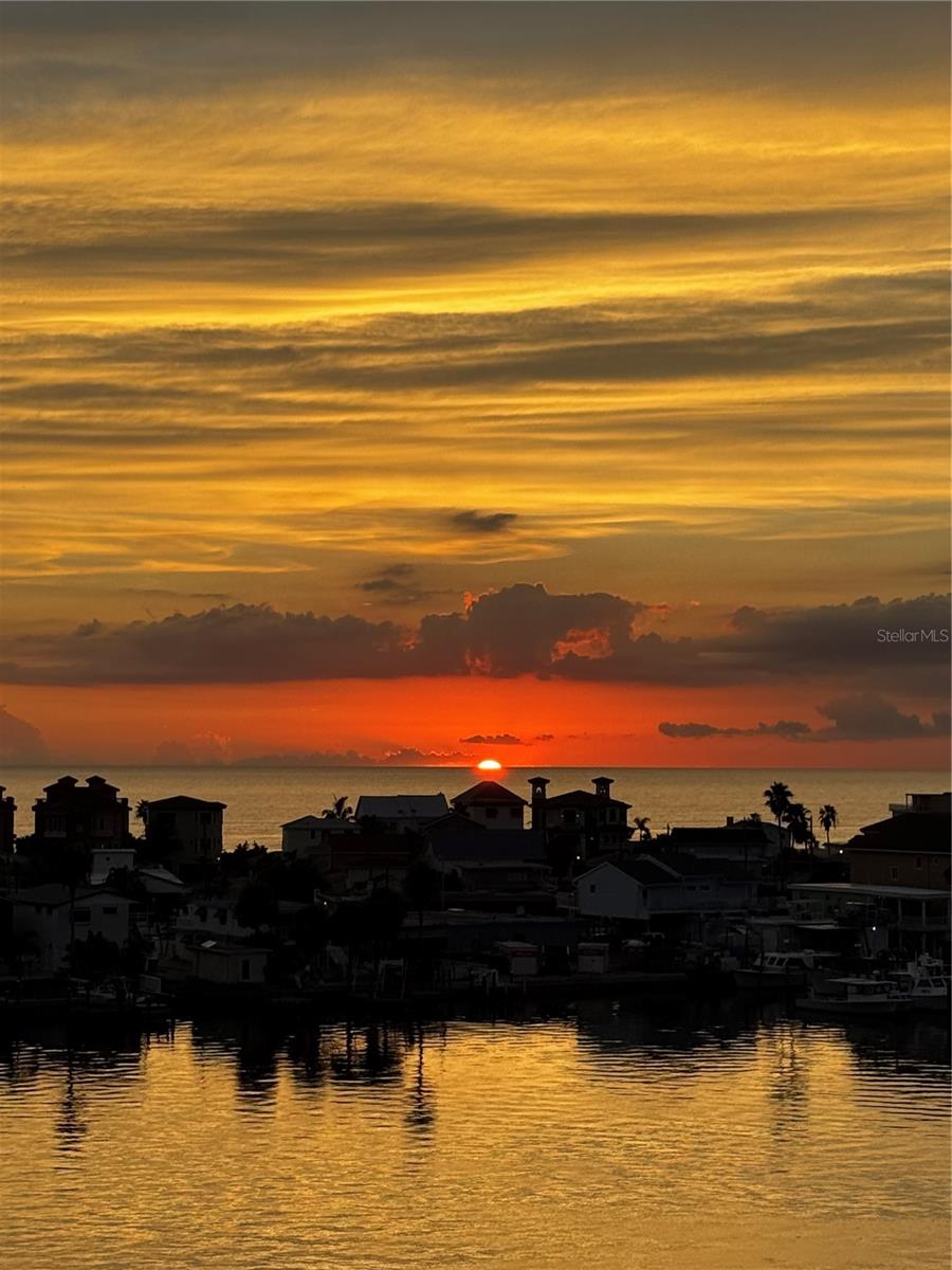 Sunset from the Balcony