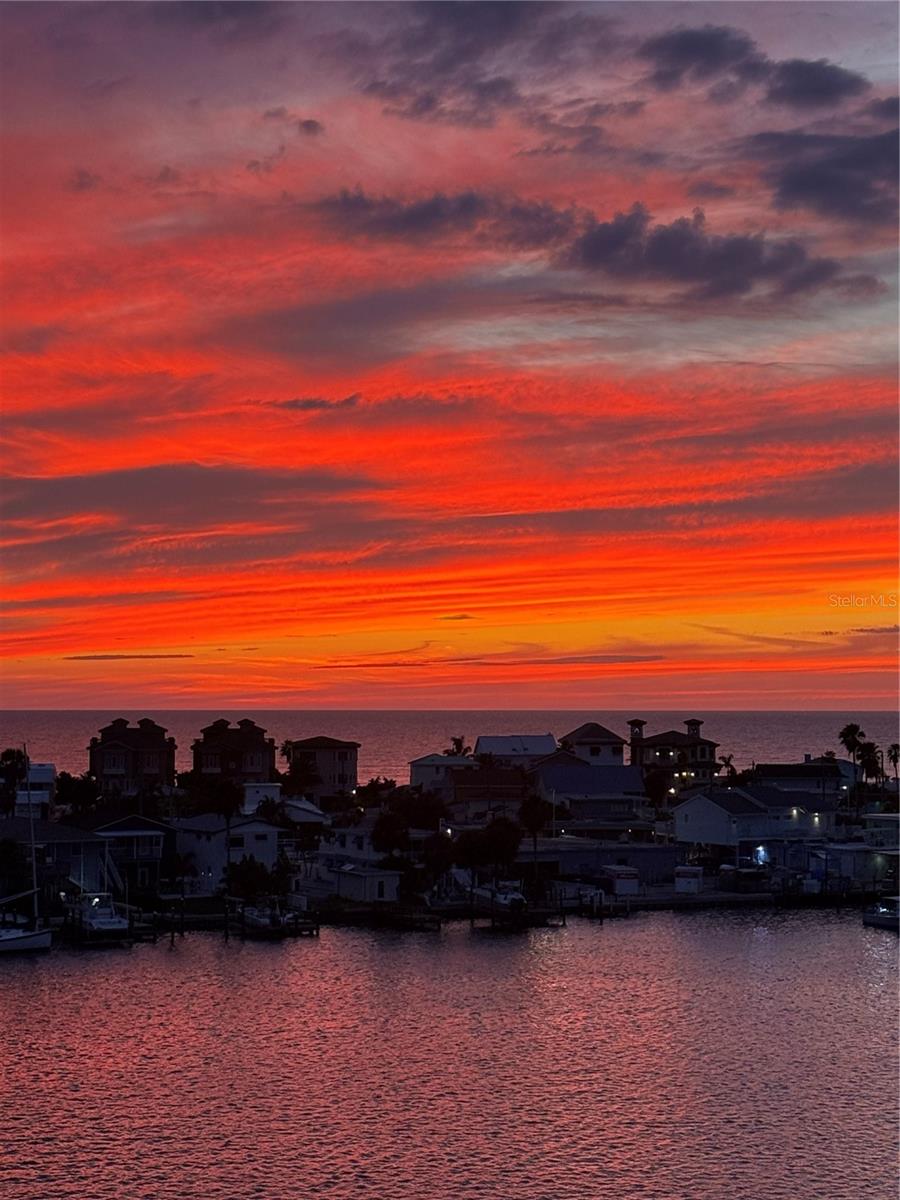Sunset from the Balcony