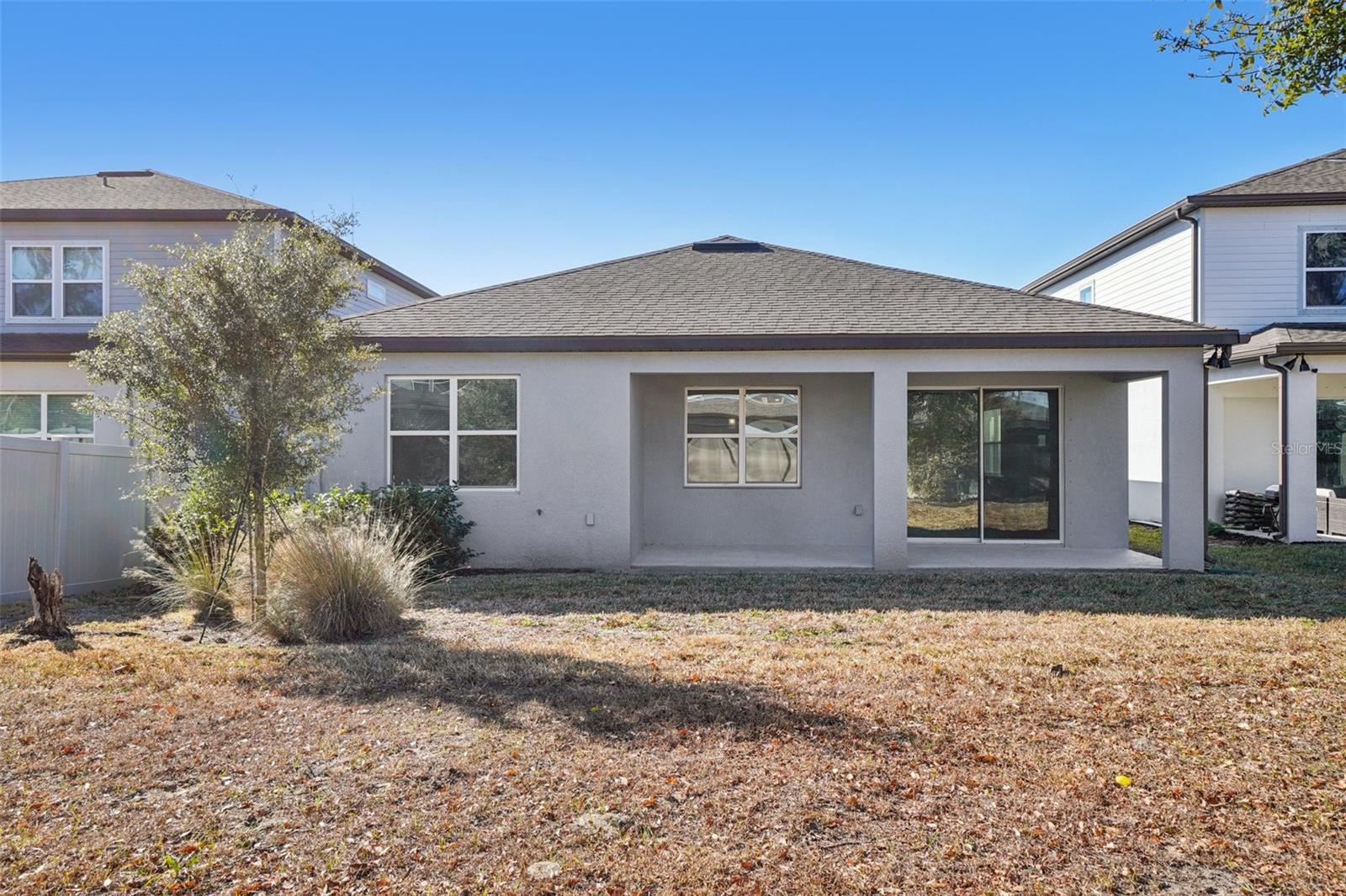 BACK YARD-ROOM ENOUGH FOR A POOL!