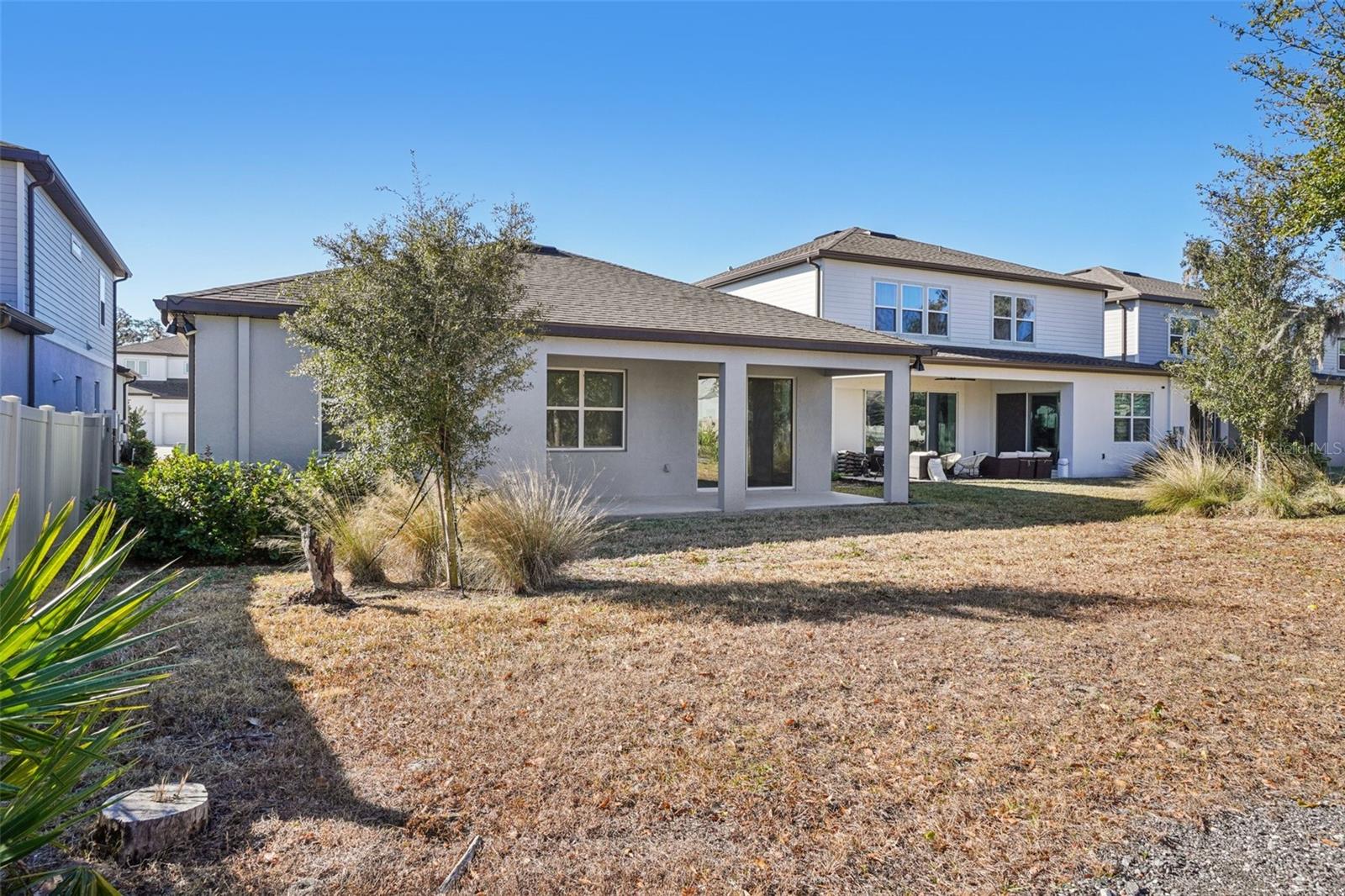 BACK YARD-ROOM ENOUGH FOR A POOL!