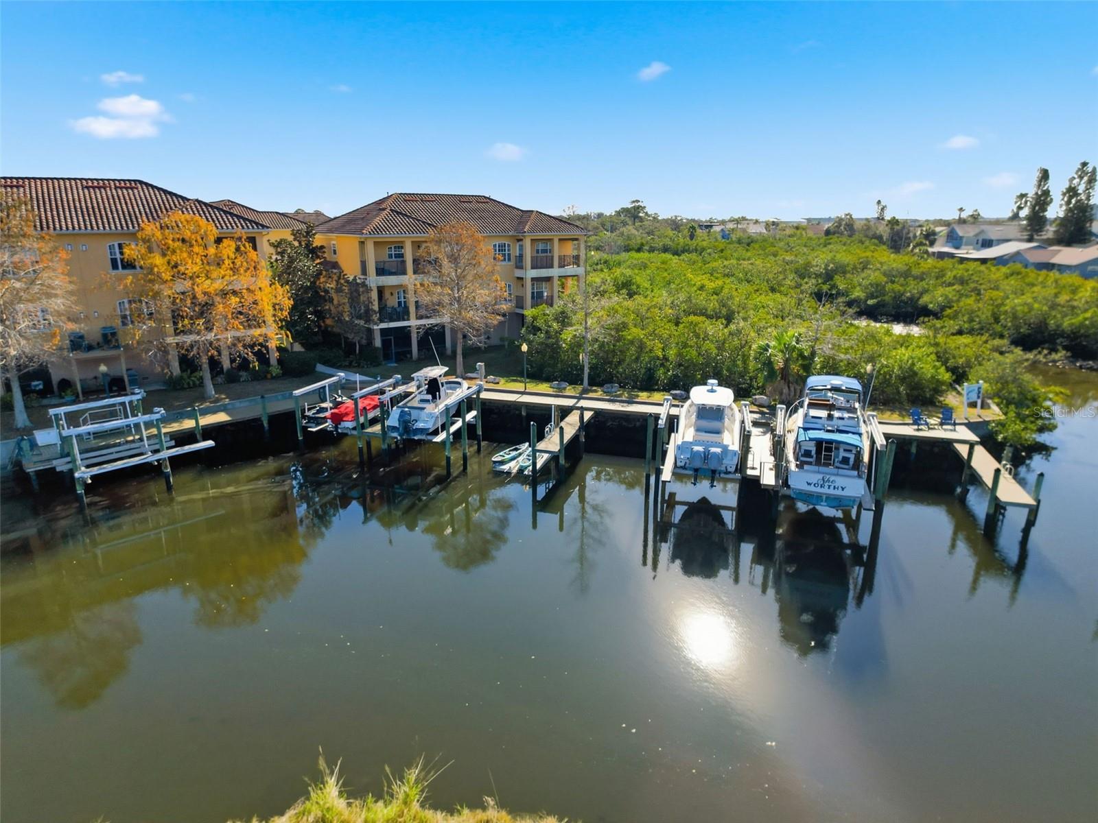 Aerial view of the community doc