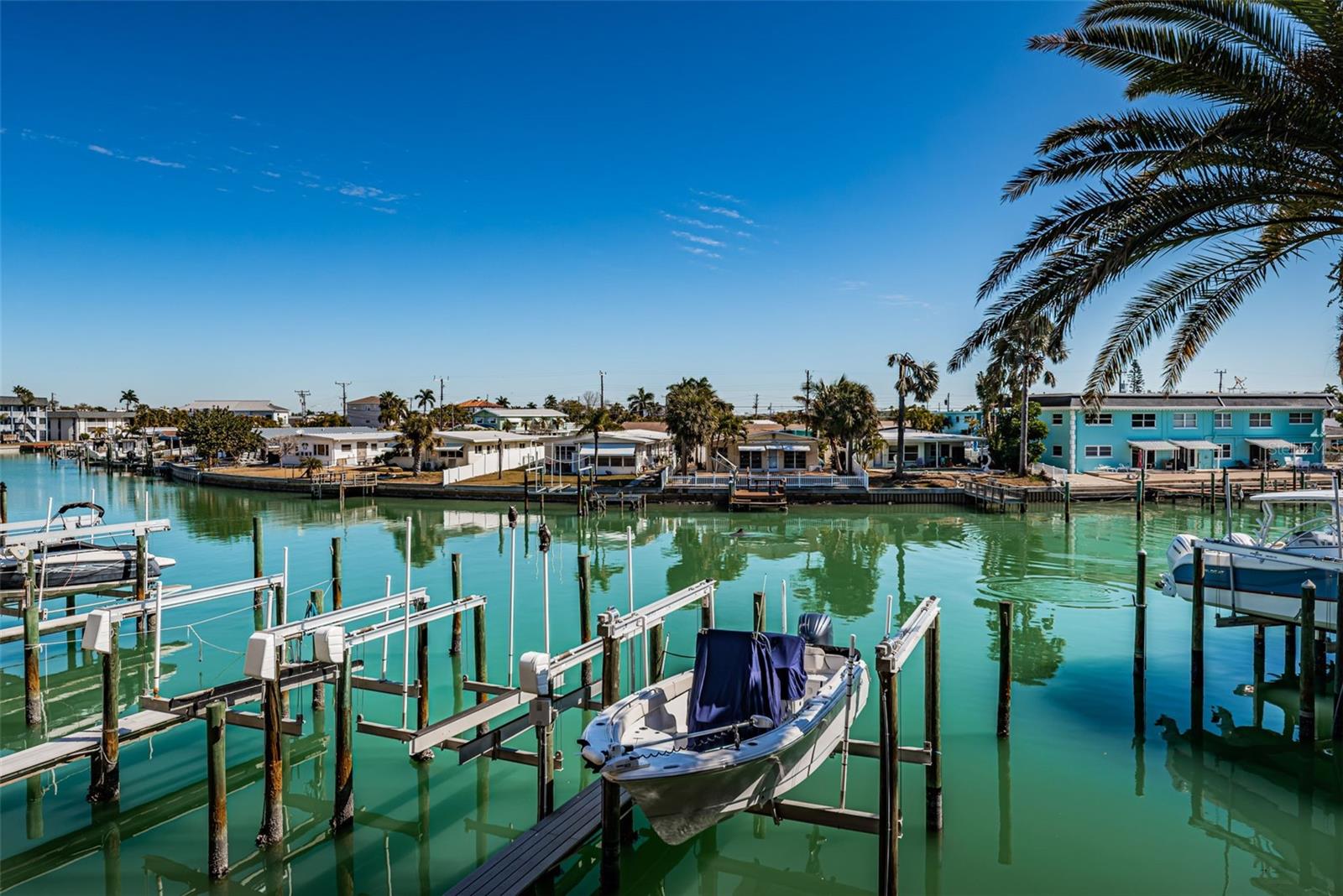 Marina with deeded boat slip and lift (2nd from right)