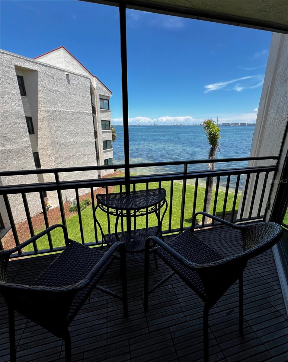 3rd Floor balcony that is screen enclosed.