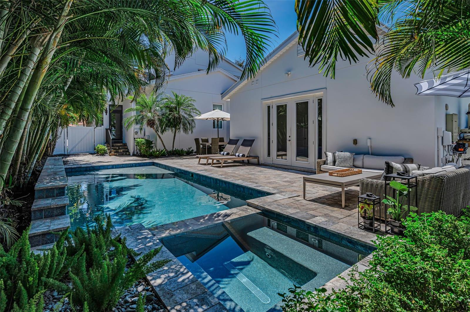 And Lush Tropical Landscaping that creates an atmosphere of true privacy and tranquility.