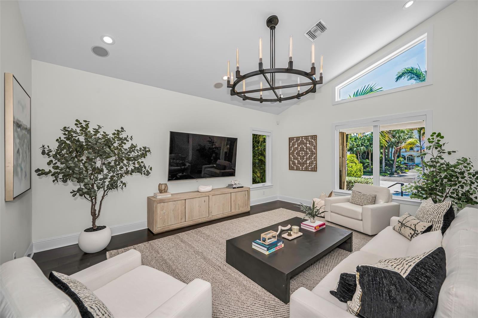 This Living room has all the perfect touches for an incredible ambiance for both entertaining and enjoying every day comfortable living.