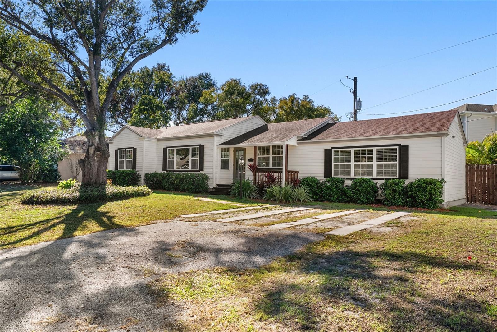 front of home & driveway