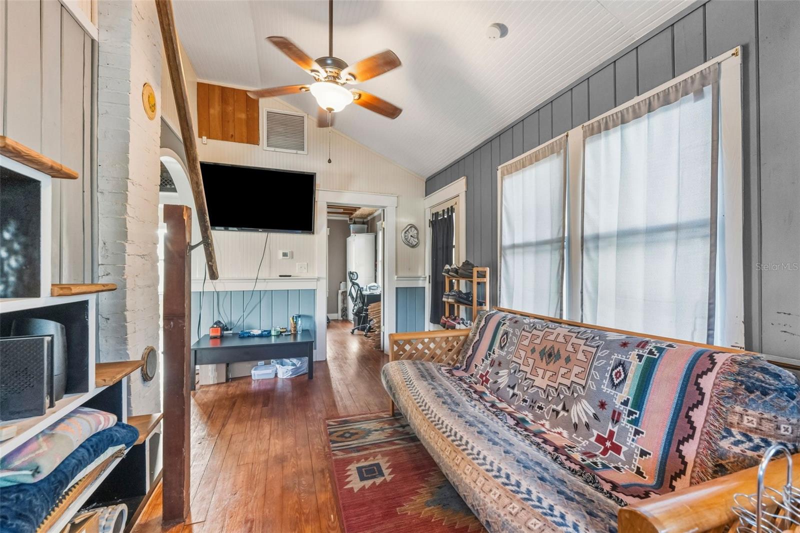 Garage apartment living room