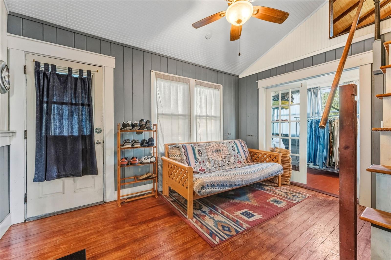 Garage apartment living room