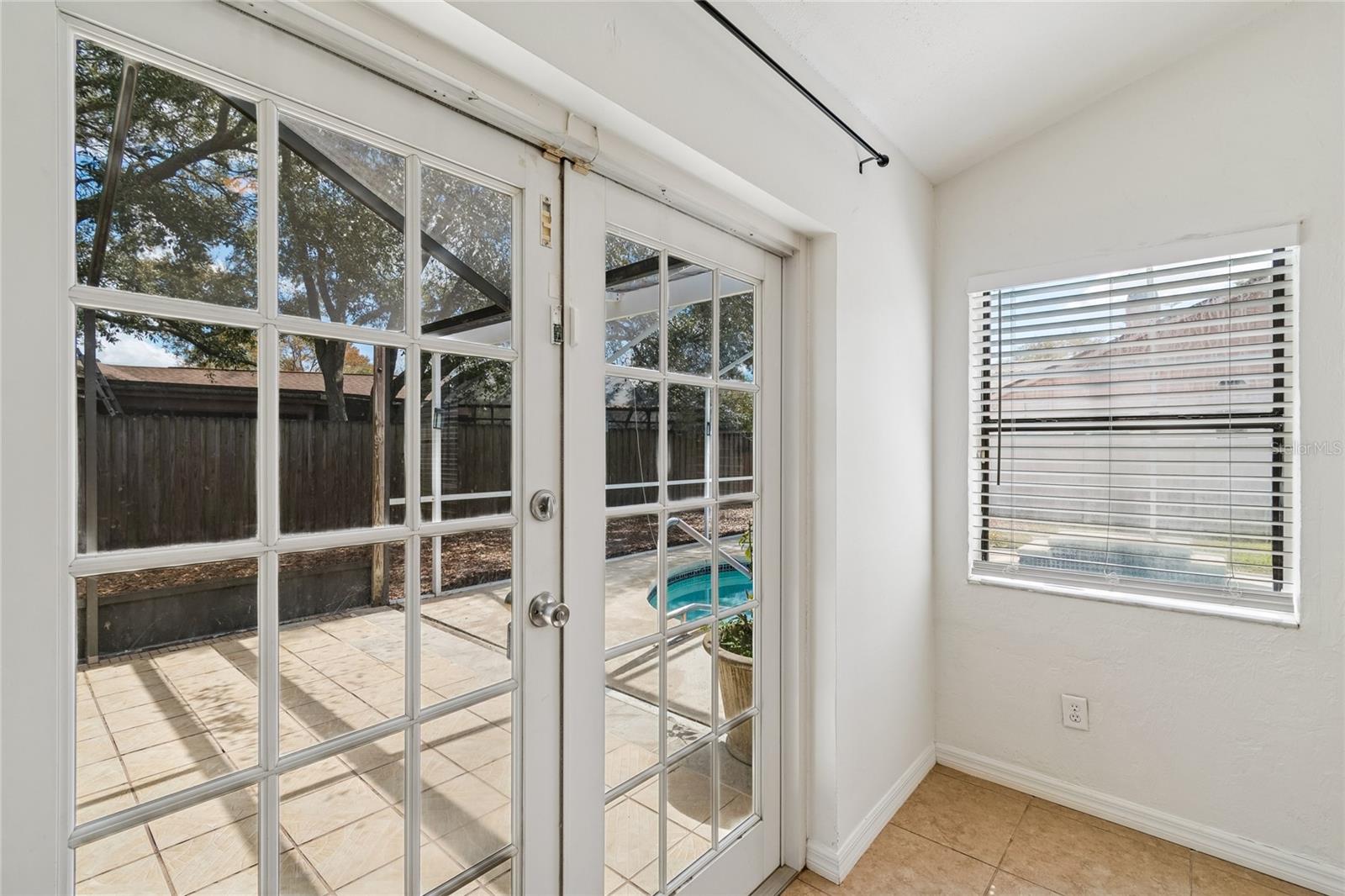 FRENCH DOORS IN MASTER