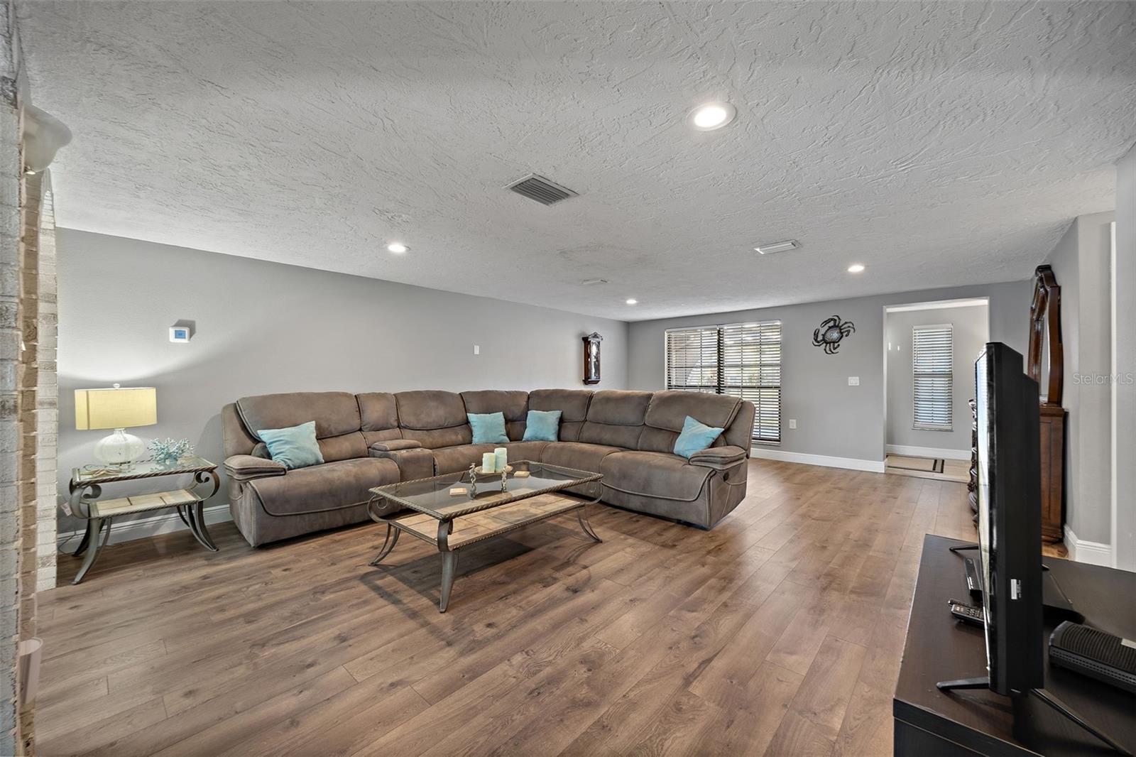 oversized family room