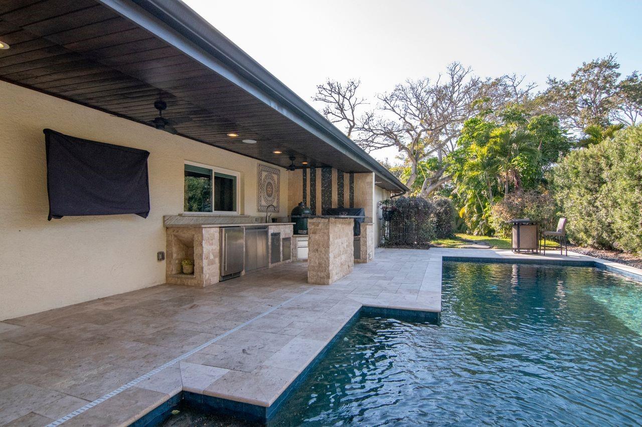 Pool and Outdoor Kitchen