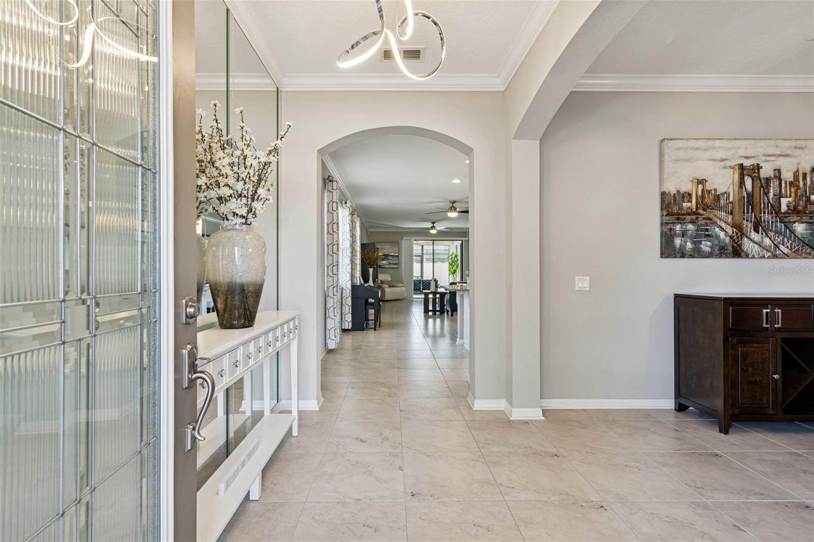 Expansive foyer